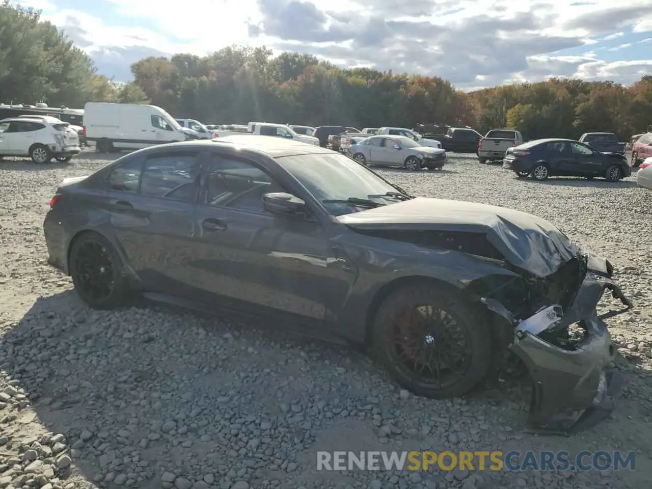 4 Photograph of a damaged car WBS43AY0XRFT55859 BMW M3 2024