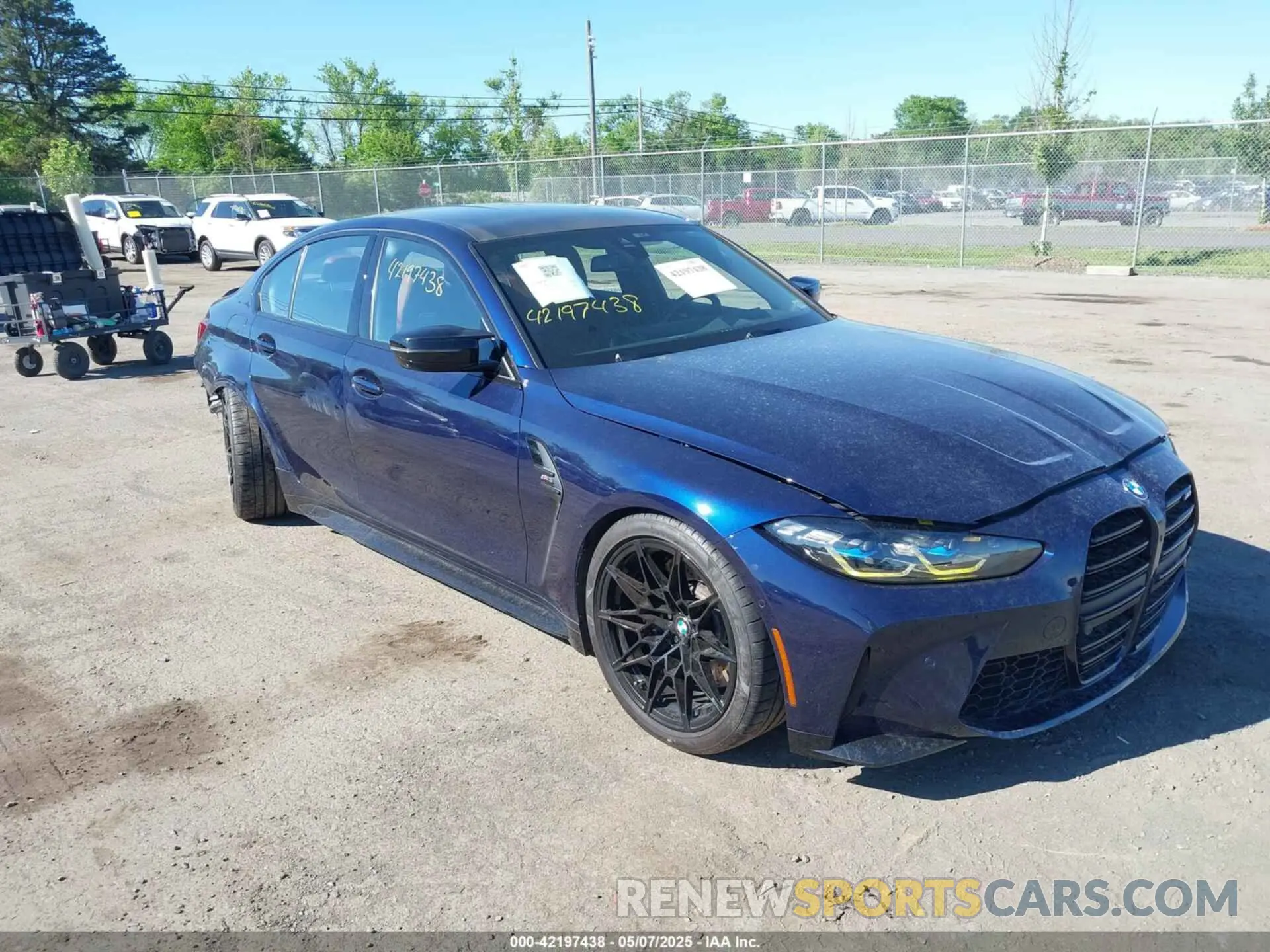 1 Photograph of a damaged car WBS53AY01RFR93583 BMW M3 2024
