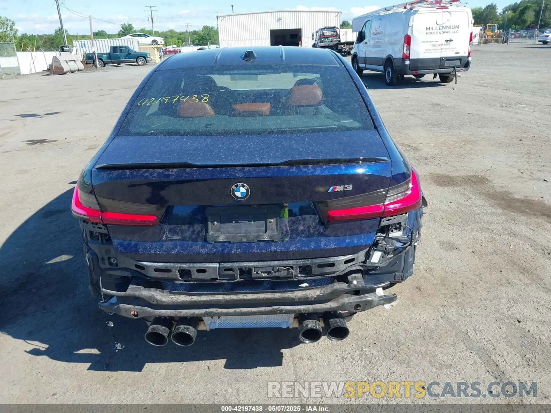 16 Photograph of a damaged car WBS53AY01RFR93583 BMW M3 2024