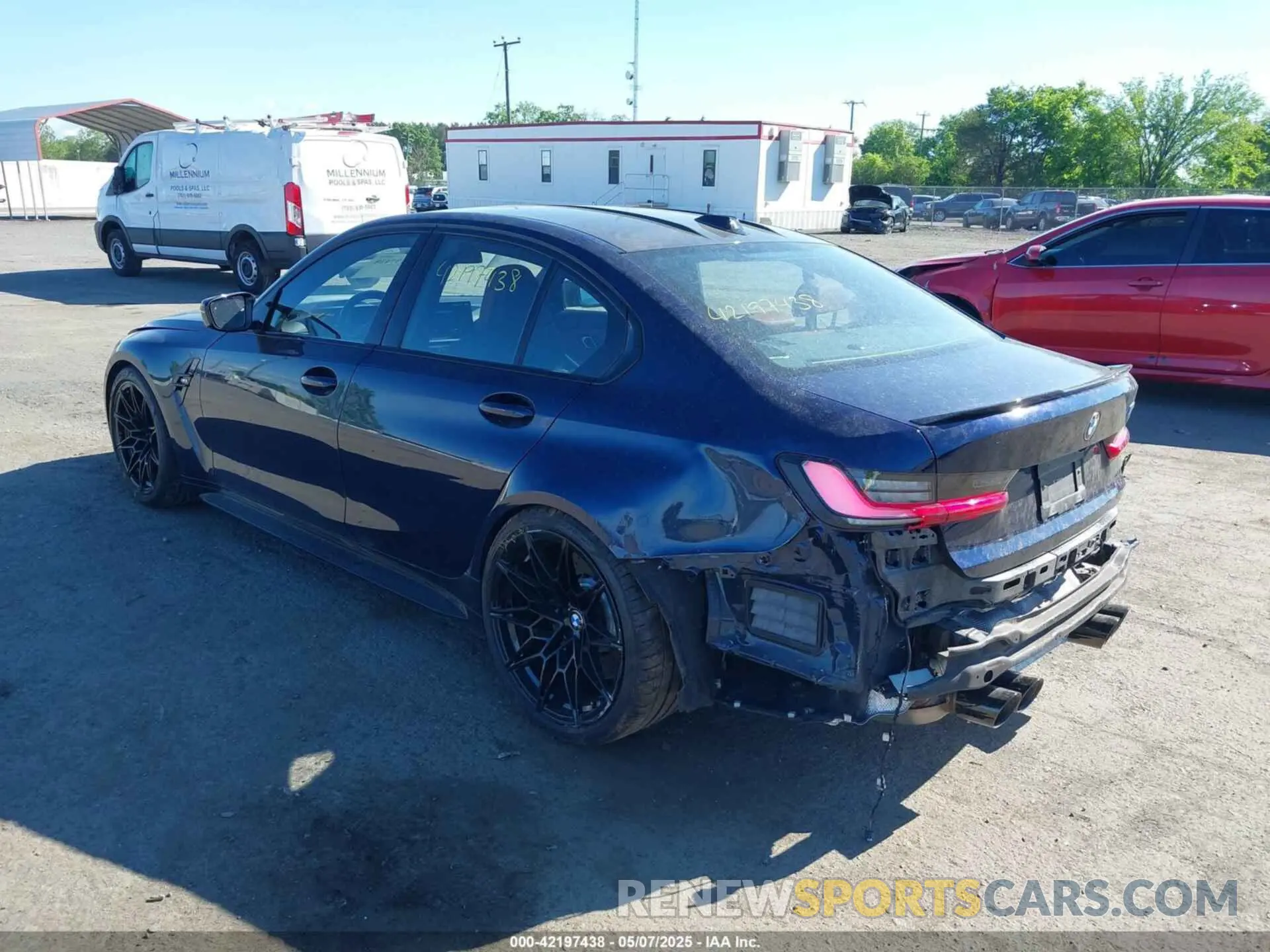 3 Photograph of a damaged car WBS53AY01RFR93583 BMW M3 2024