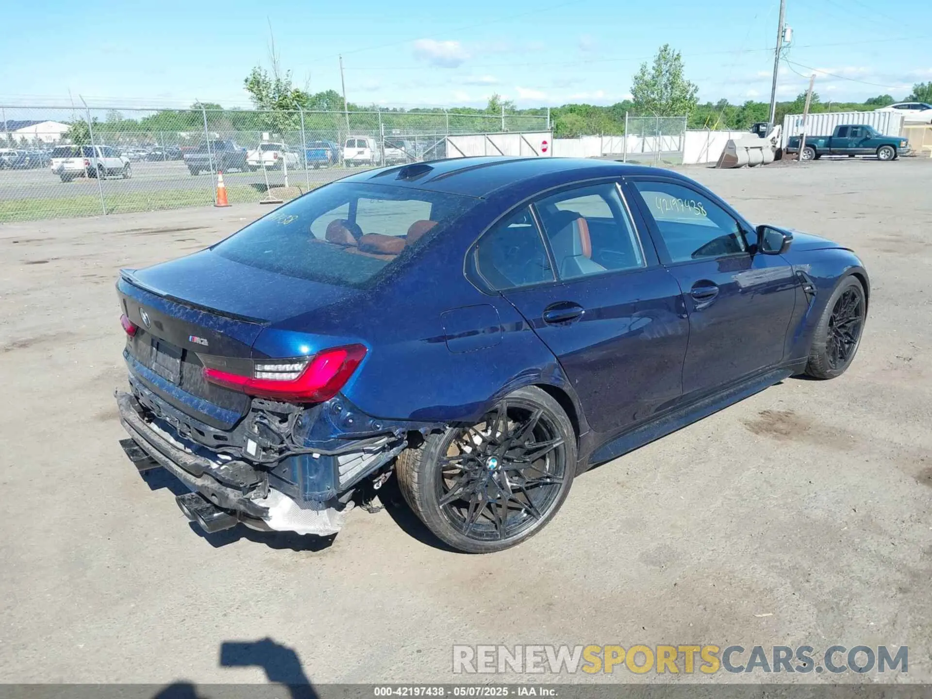 4 Photograph of a damaged car WBS53AY01RFR93583 BMW M3 2024