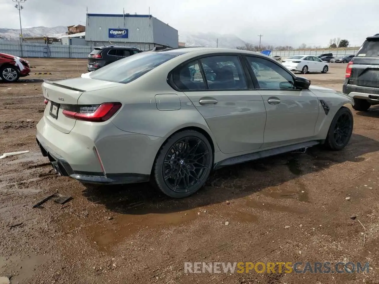 3 Photograph of a damaged car WBS53AY02RFS44632 BMW M3 2024