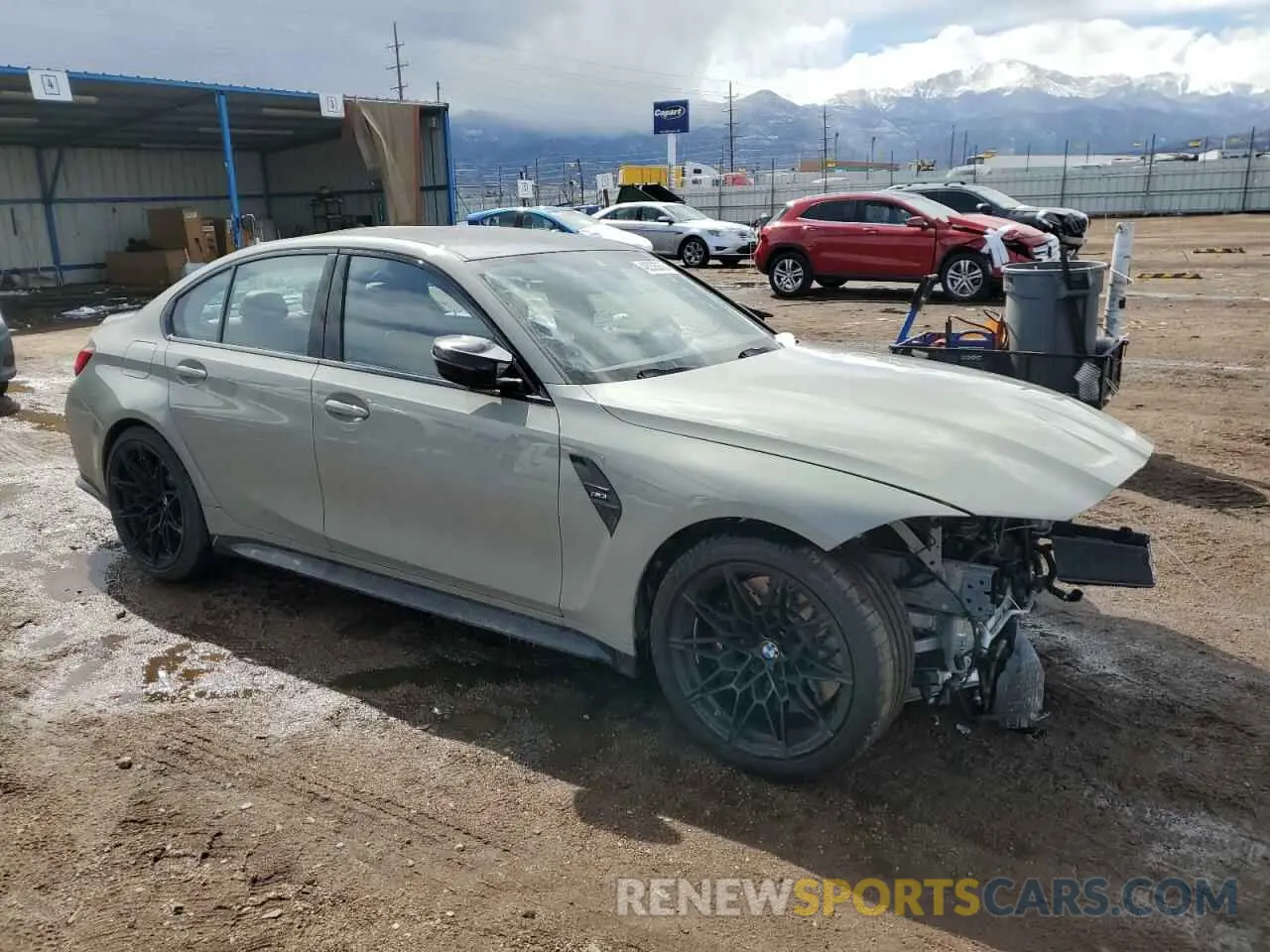 4 Photograph of a damaged car WBS53AY02RFS44632 BMW M3 2024