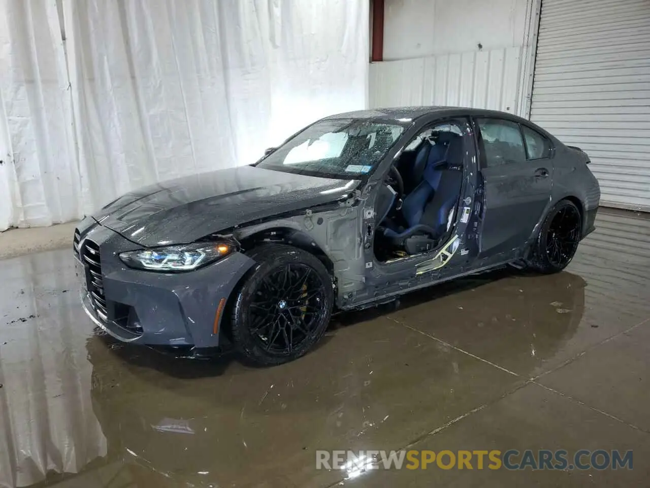 1 Photograph of a damaged car WBS53AY03RFS66431 BMW M3 2024