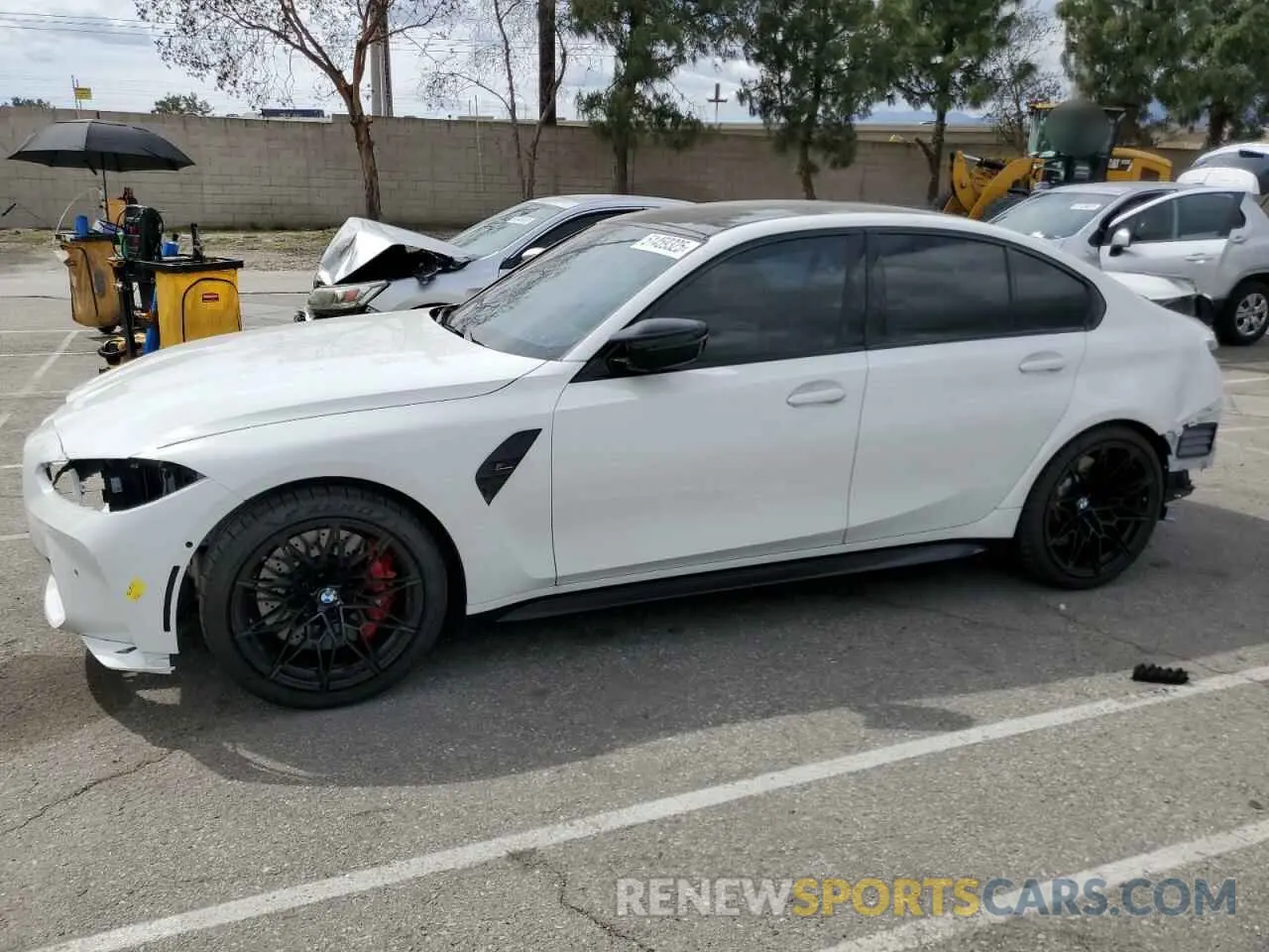 1 Photograph of a damaged car WBS23HJ03SFU06148 BMW M3 2025