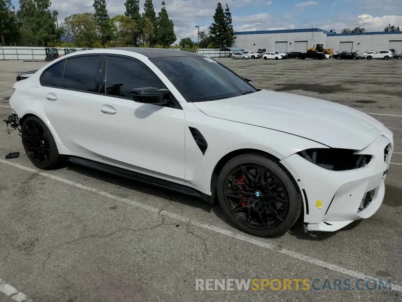 4 Photograph of a damaged car WBS23HJ03SFU06148 BMW M3 2025
