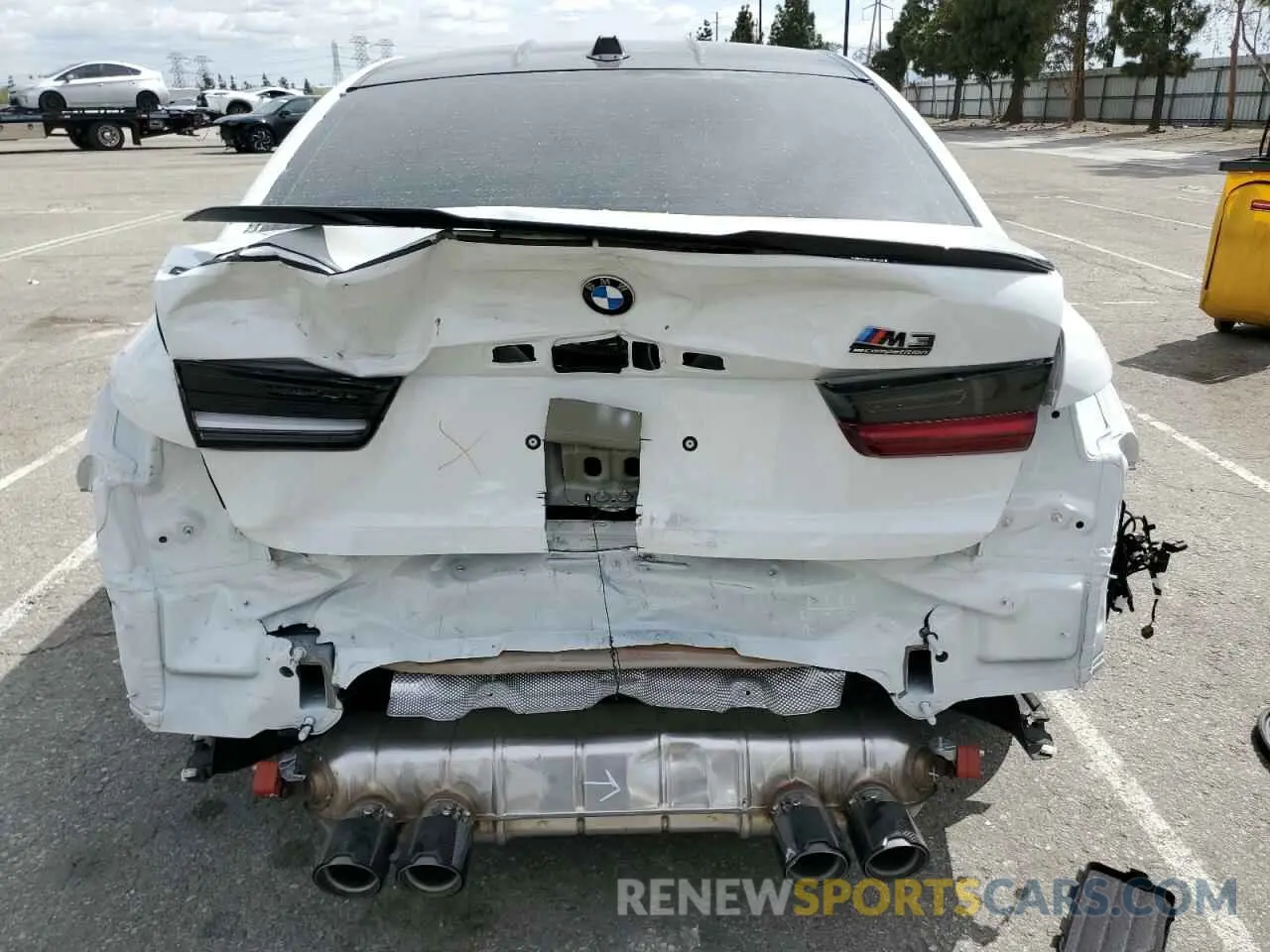 6 Photograph of a damaged car WBS23HJ03SFU06148 BMW M3 2025