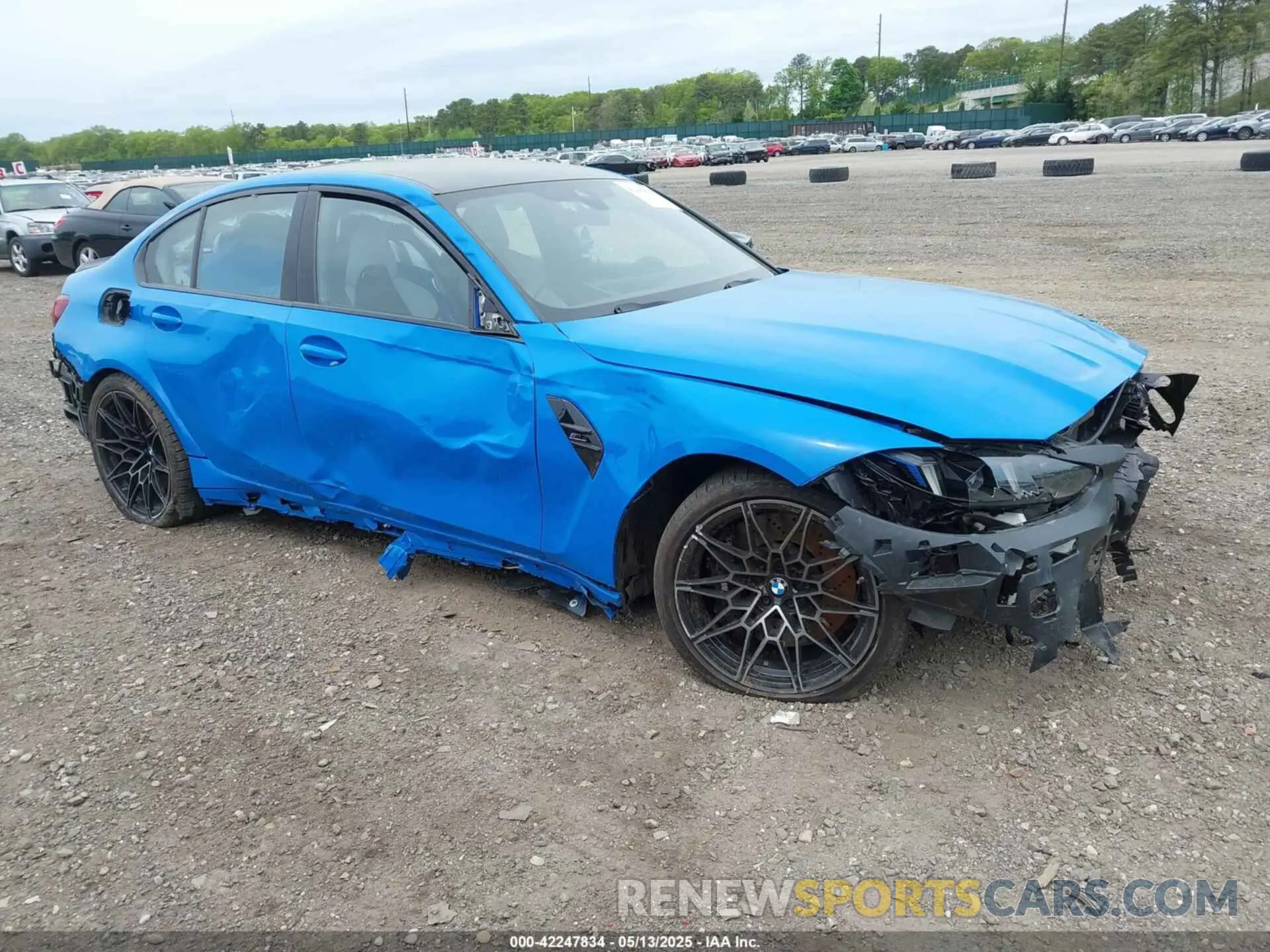 1 Photograph of a damaged car WBS33HJ01SFU28279 BMW M3 2025
