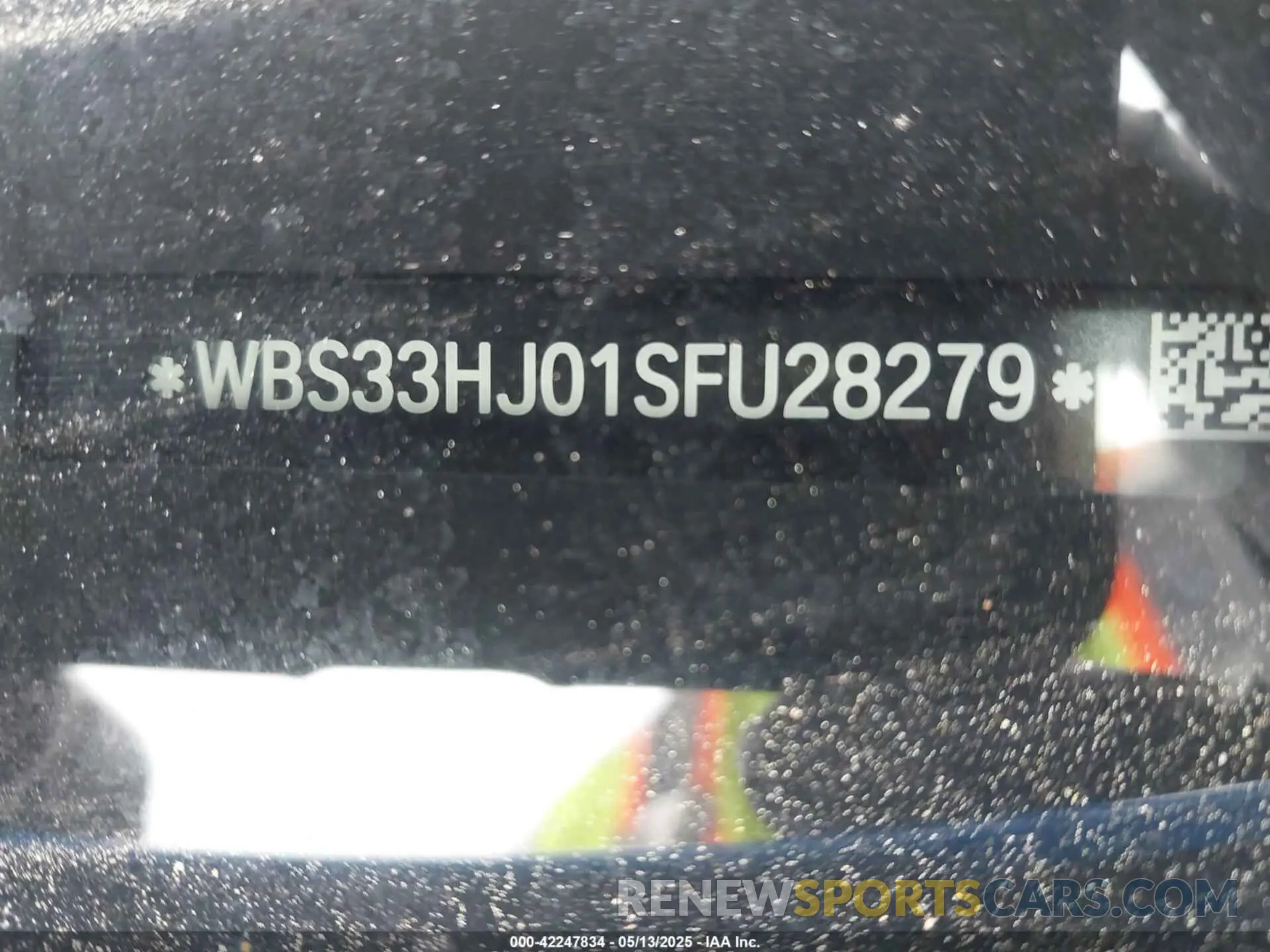 18 Photograph of a damaged car WBS33HJ01SFU28279 BMW M3 2025