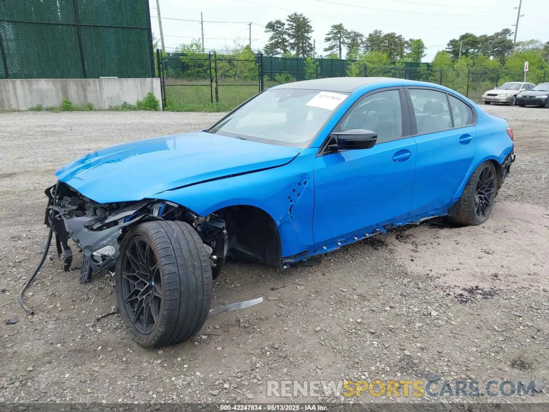 2 Photograph of a damaged car WBS33HJ01SFU28279 BMW M3 2025