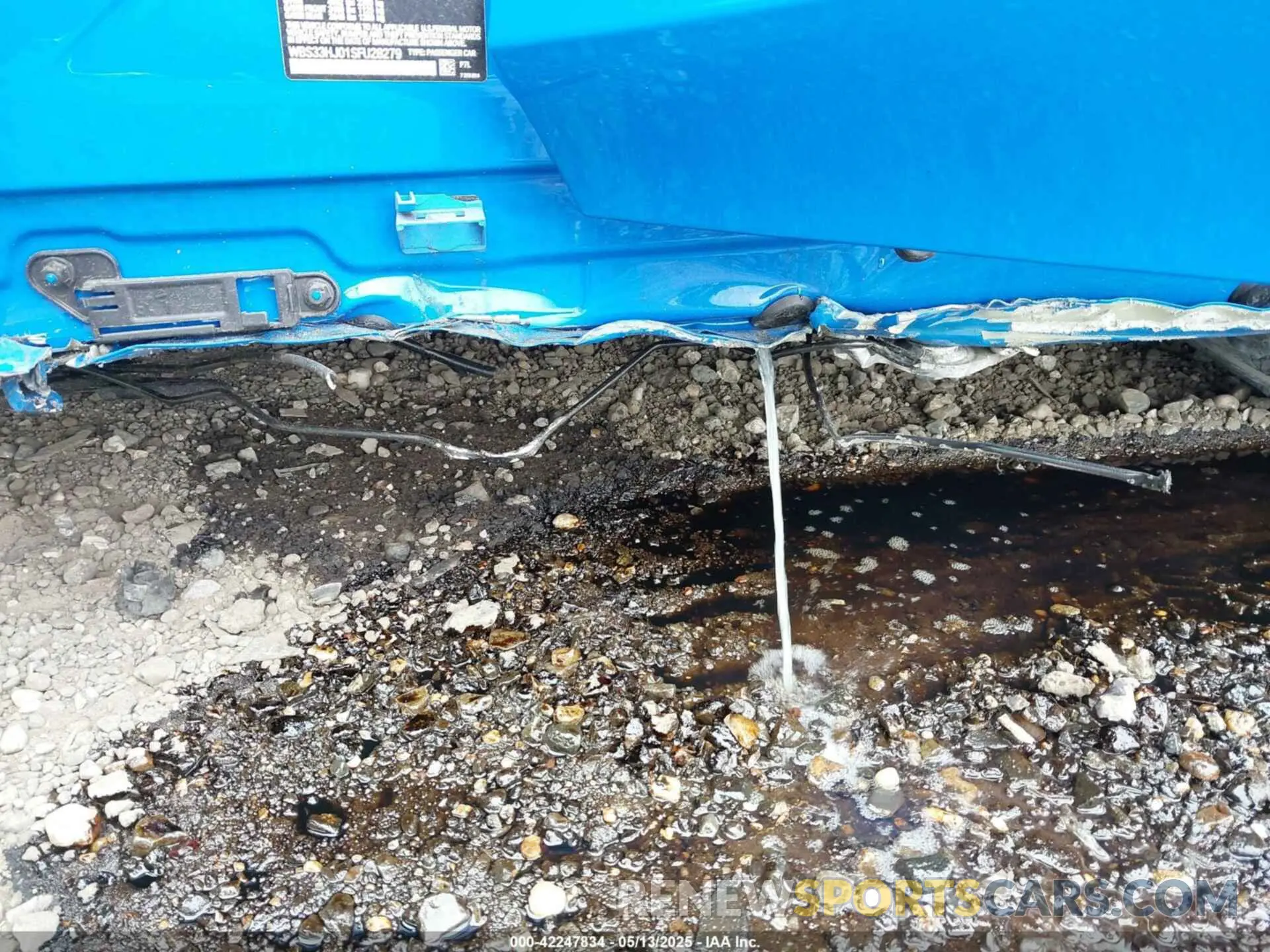 6 Photograph of a damaged car WBS33HJ01SFU28279 BMW M3 2025