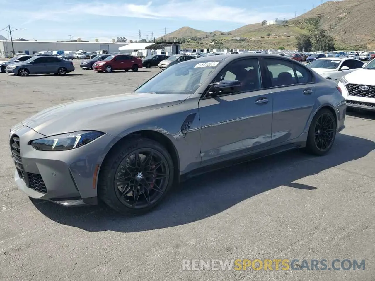 1 Photograph of a damaged car WBS33HJ02SFT91341 BMW M3 2025