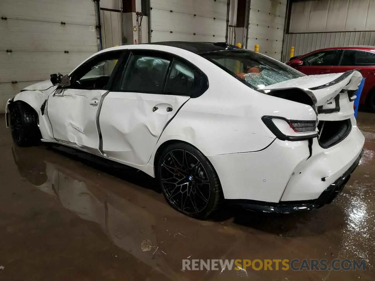 2 Photograph of a damaged car WBS33HJ03SFU35458 BMW M3 2025