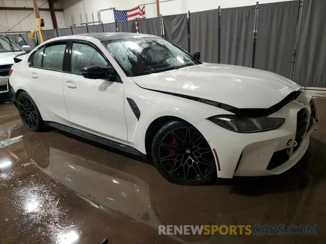 4 Photograph of a damaged car WBS33HJ03SFU35458 BMW M3 2025