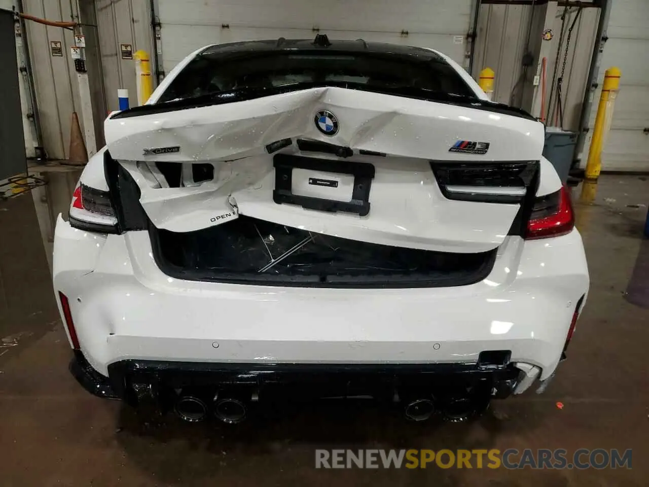6 Photograph of a damaged car WBS33HJ03SFU35458 BMW M3 2025