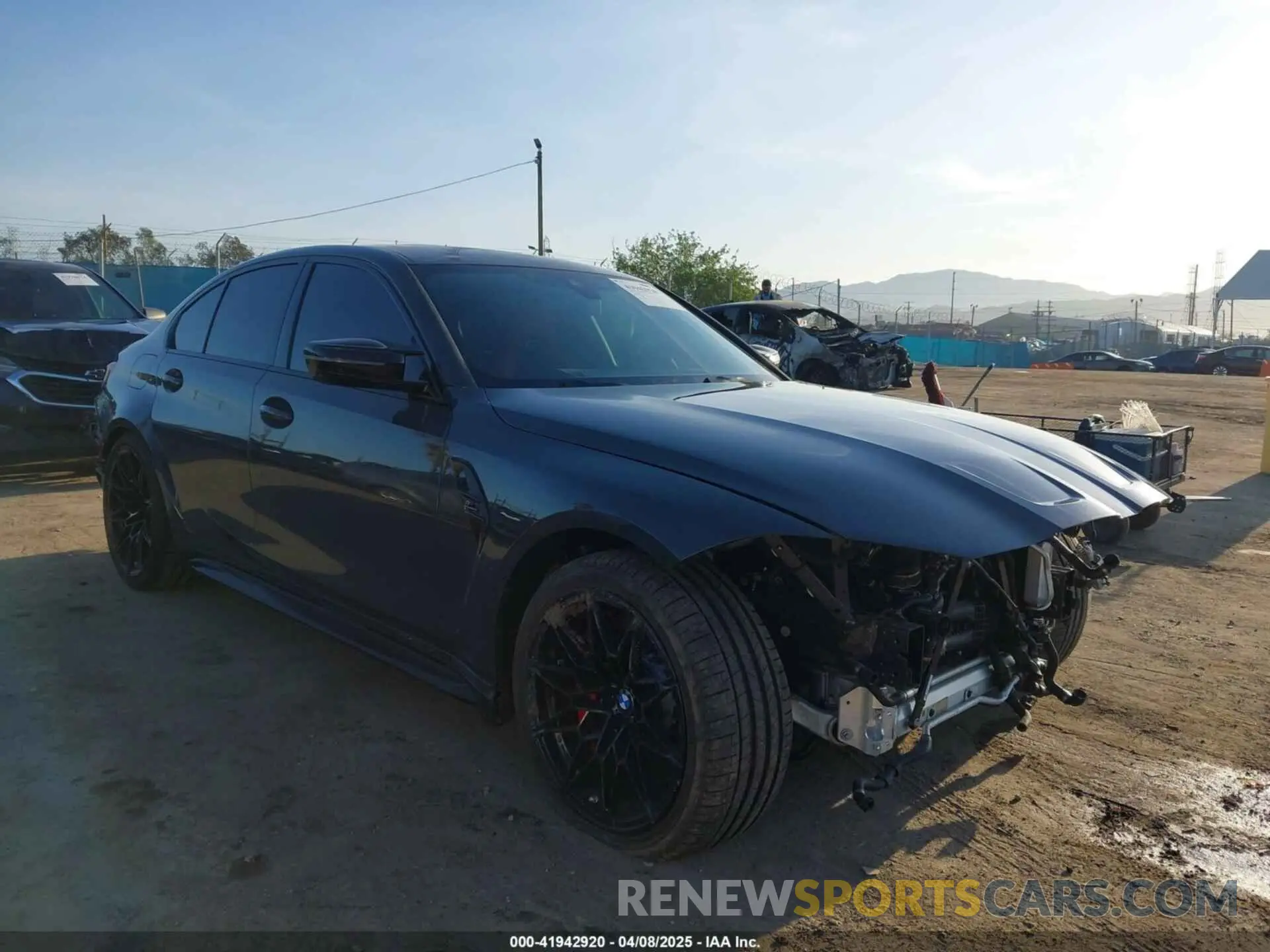 1 Photograph of a damaged car WBS33HJ04SFU25148 BMW M3 2025