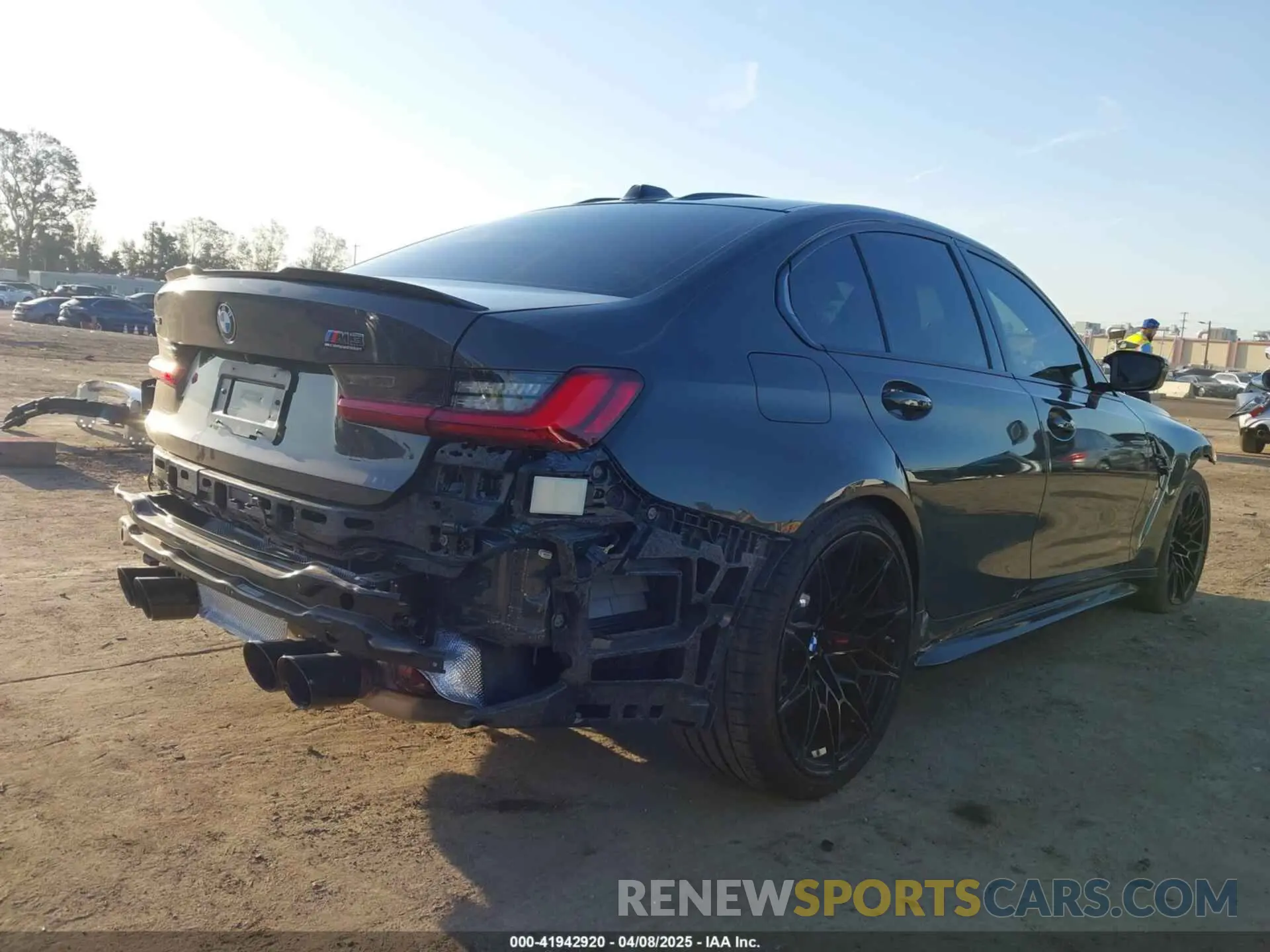 4 Photograph of a damaged car WBS33HJ04SFU25148 BMW M3 2025