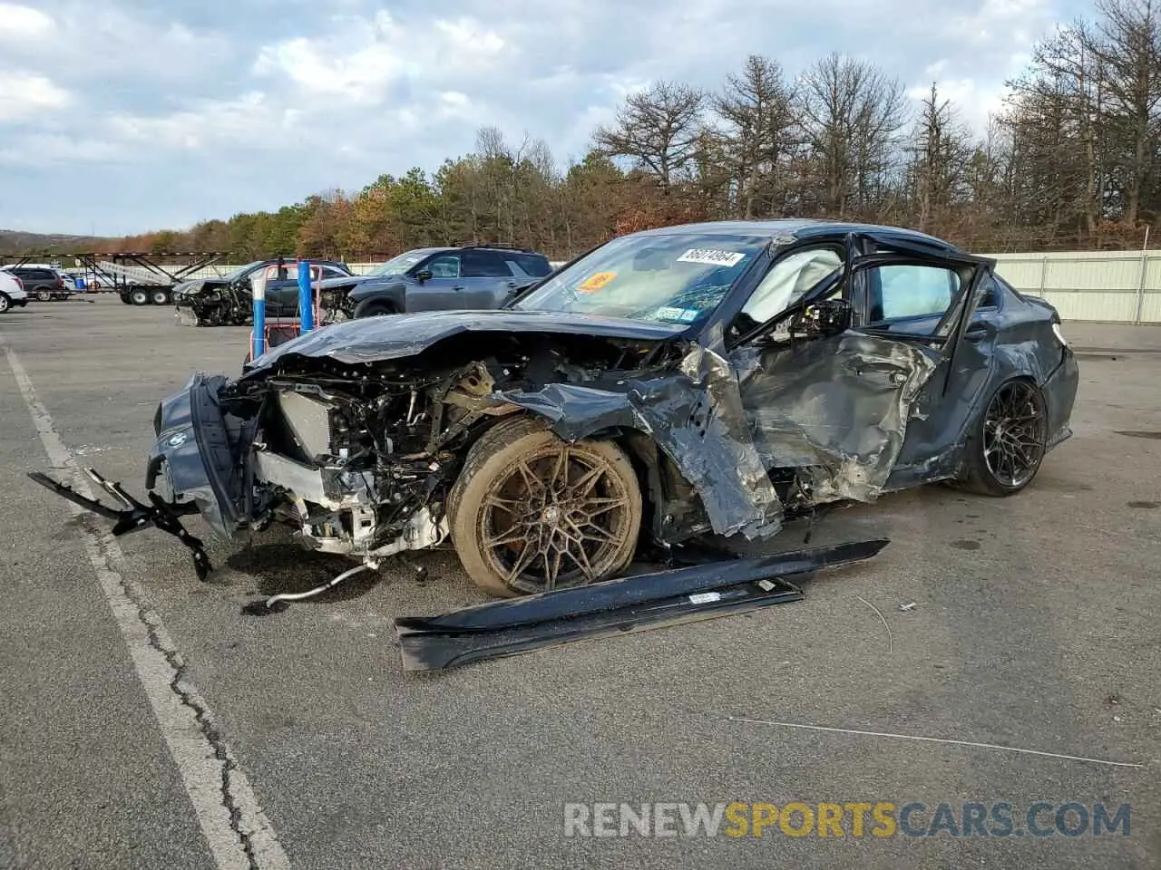 1 Photograph of a damaged car WBS33HJ05SFT92645 BMW M3 2025