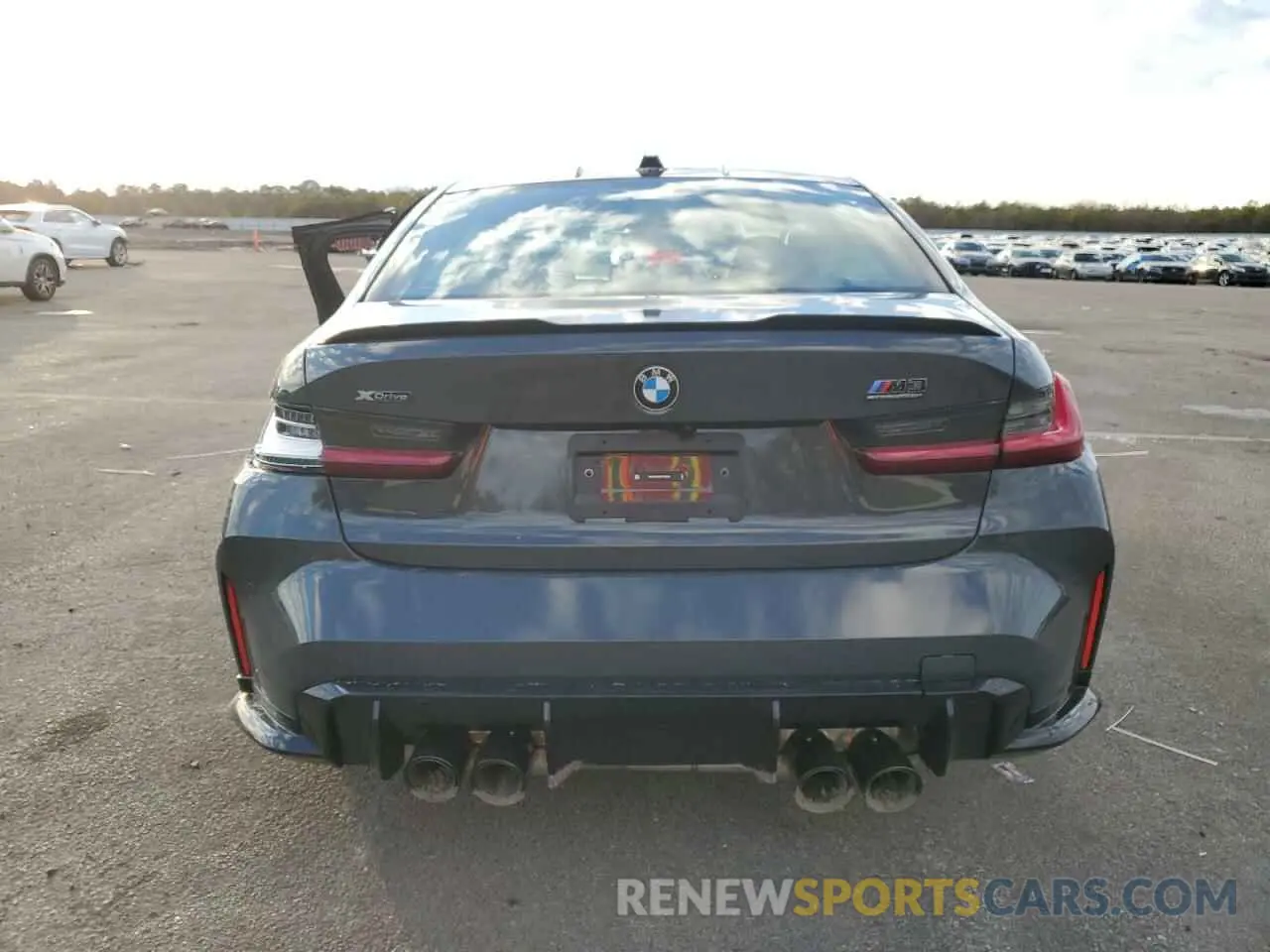 6 Photograph of a damaged car WBS33HJ05SFT92645 BMW M3 2025