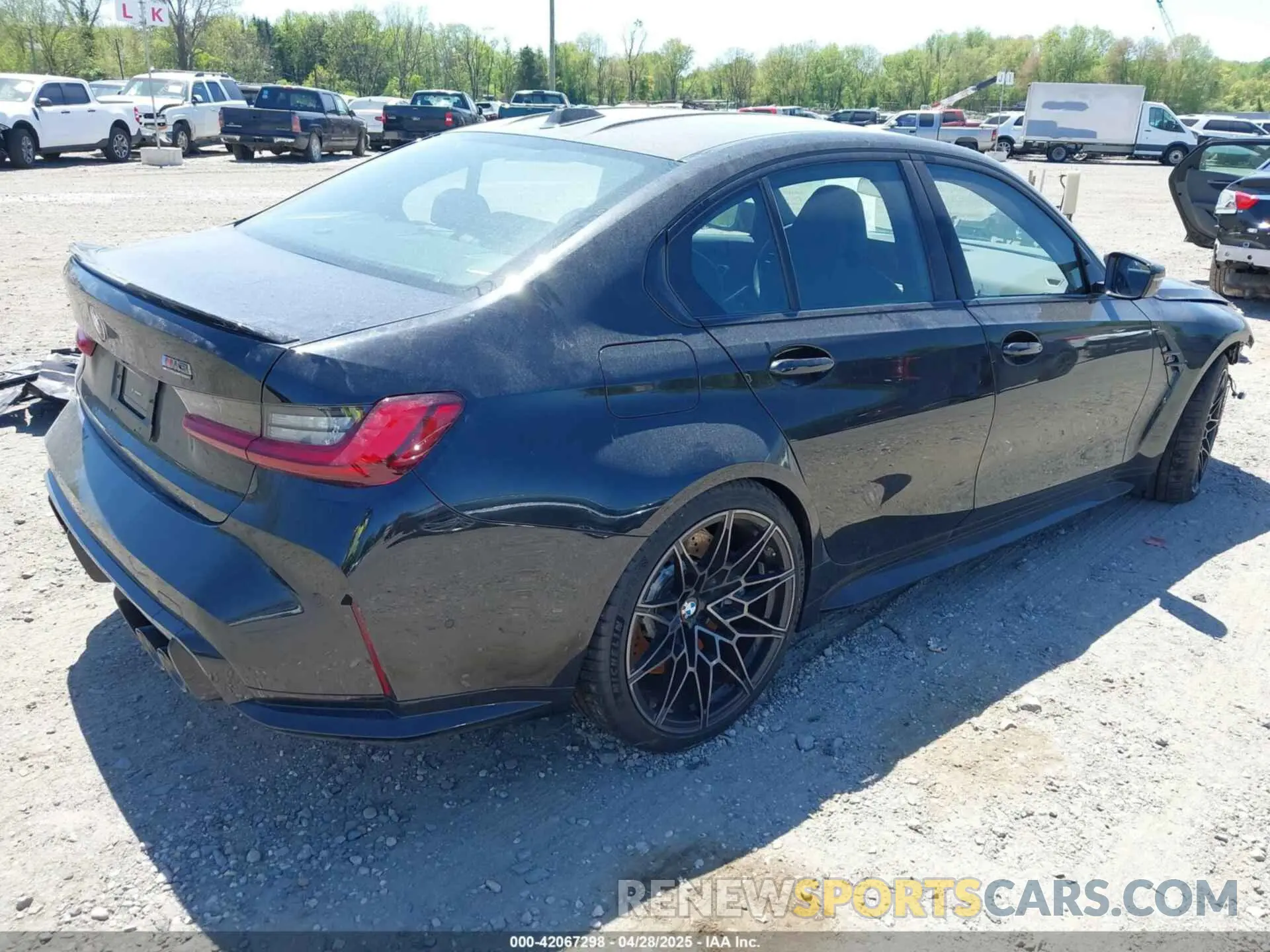 4 Photograph of a damaged car WBS33HJ05SFU14546 BMW M3 2025