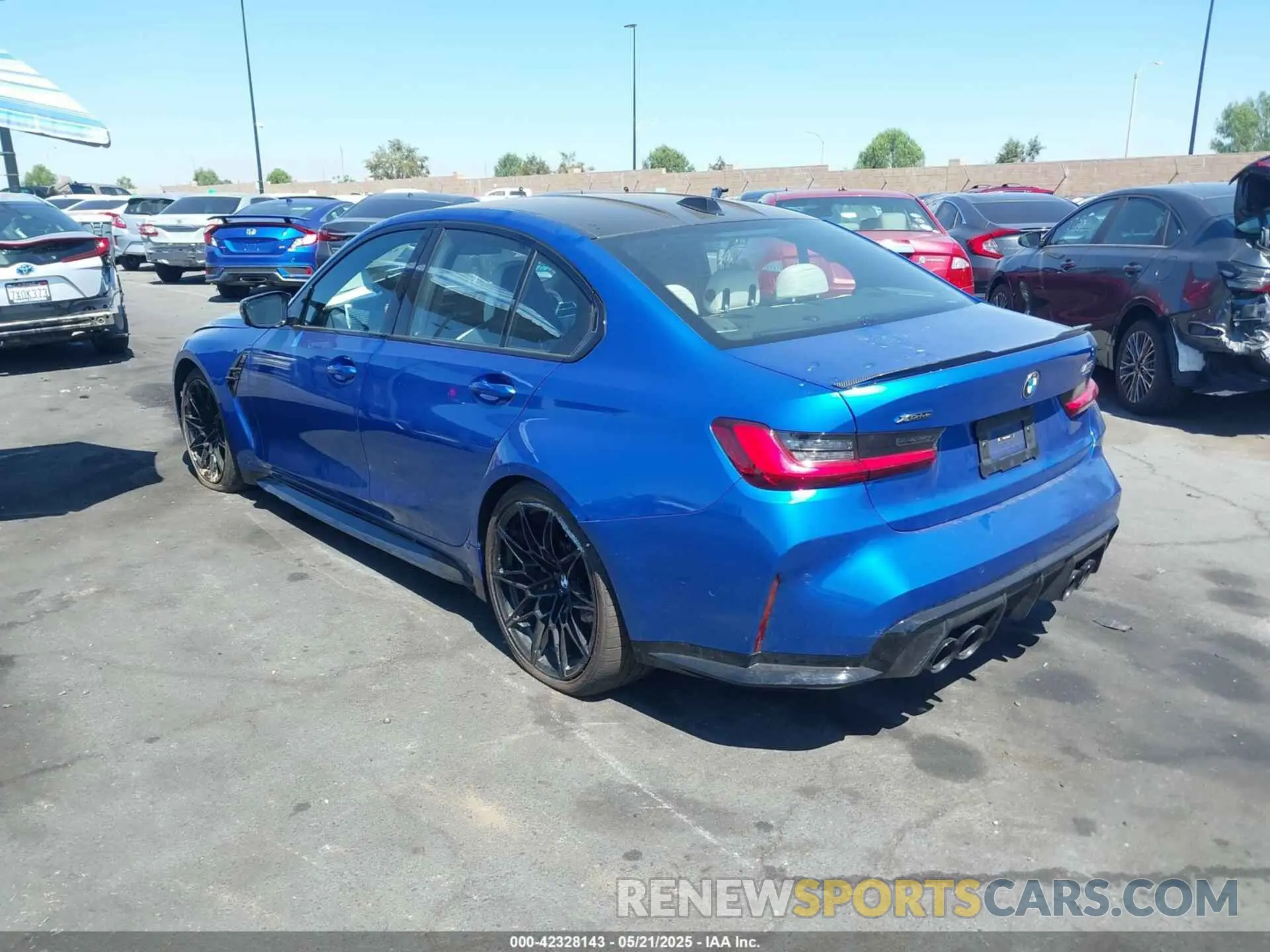 3 Photograph of a damaged car WBS33HJ05SFU29063 BMW M3 2025