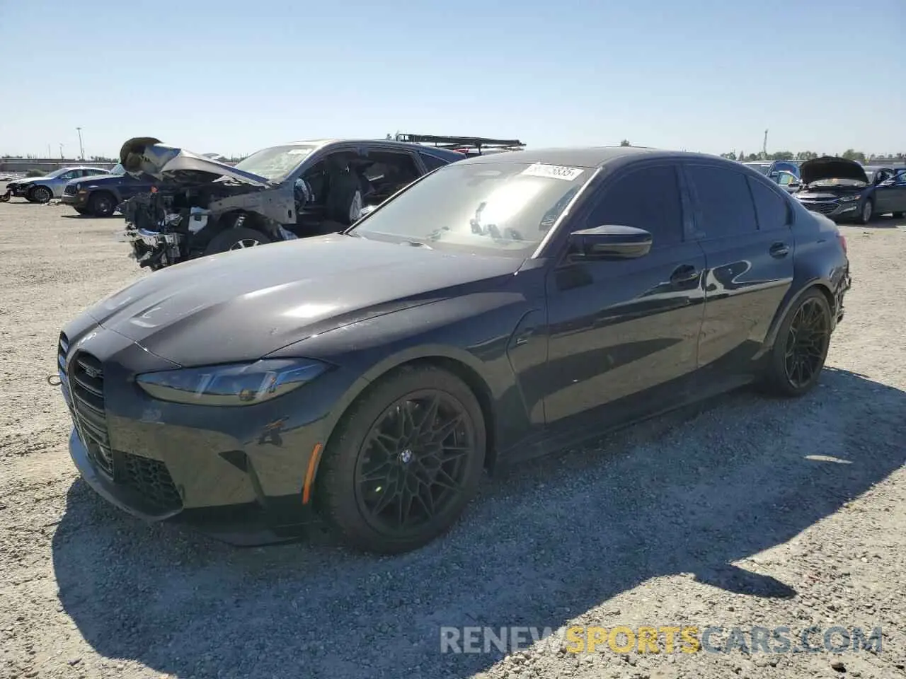 1 Photograph of a damaged car WBS33HJ06SFT96977 BMW M3 2025