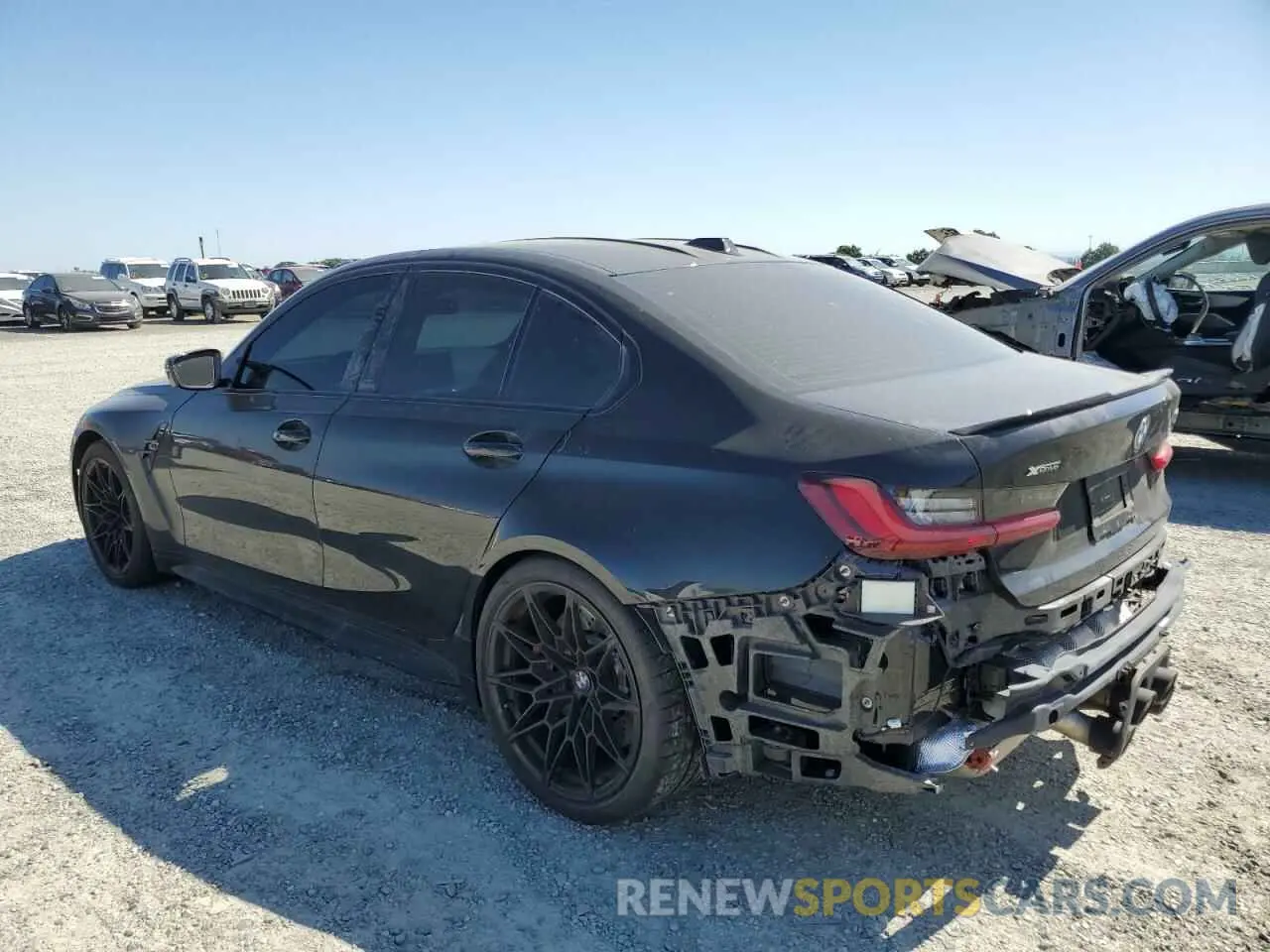 2 Photograph of a damaged car WBS33HJ06SFT96977 BMW M3 2025