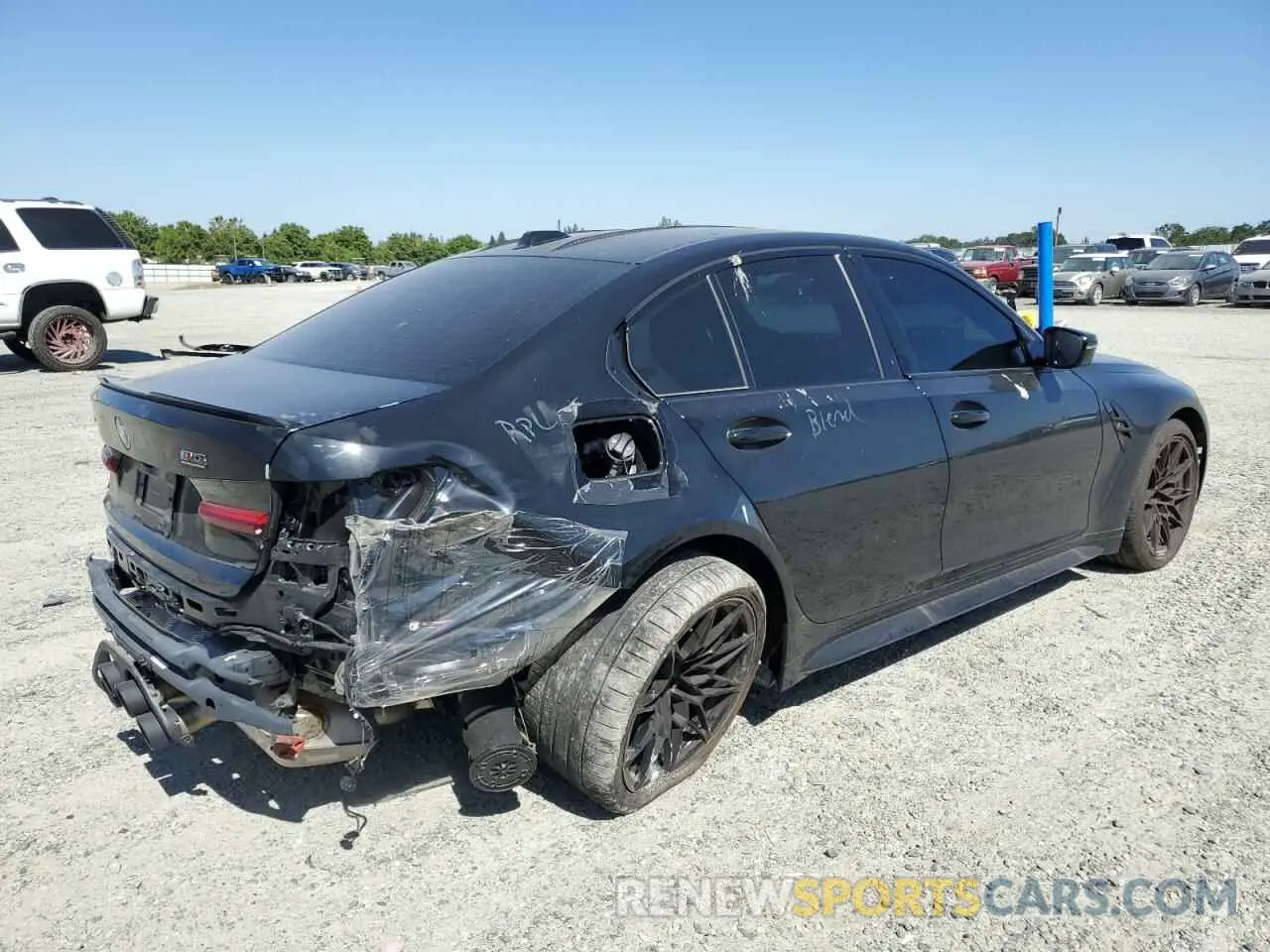 3 Photograph of a damaged car WBS33HJ06SFT96977 BMW M3 2025