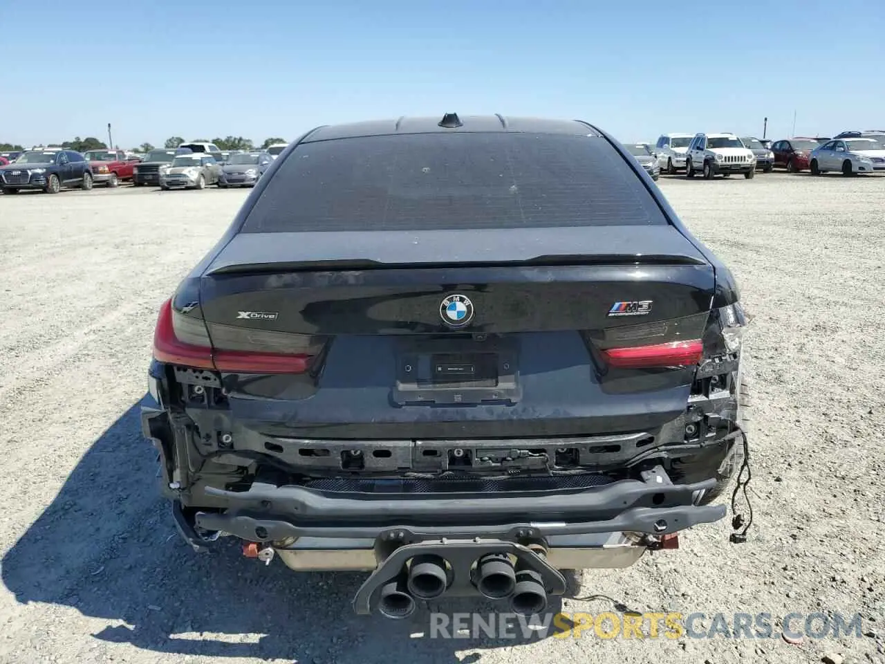 6 Photograph of a damaged car WBS33HJ06SFT96977 BMW M3 2025