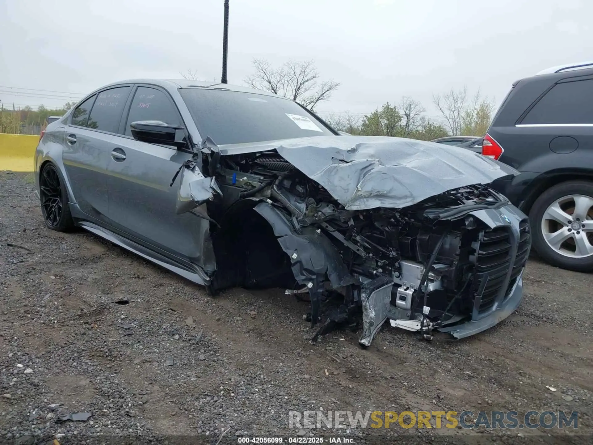 1 Photograph of a damaged car WBS33HJ07SFU09283 BMW M3 2025