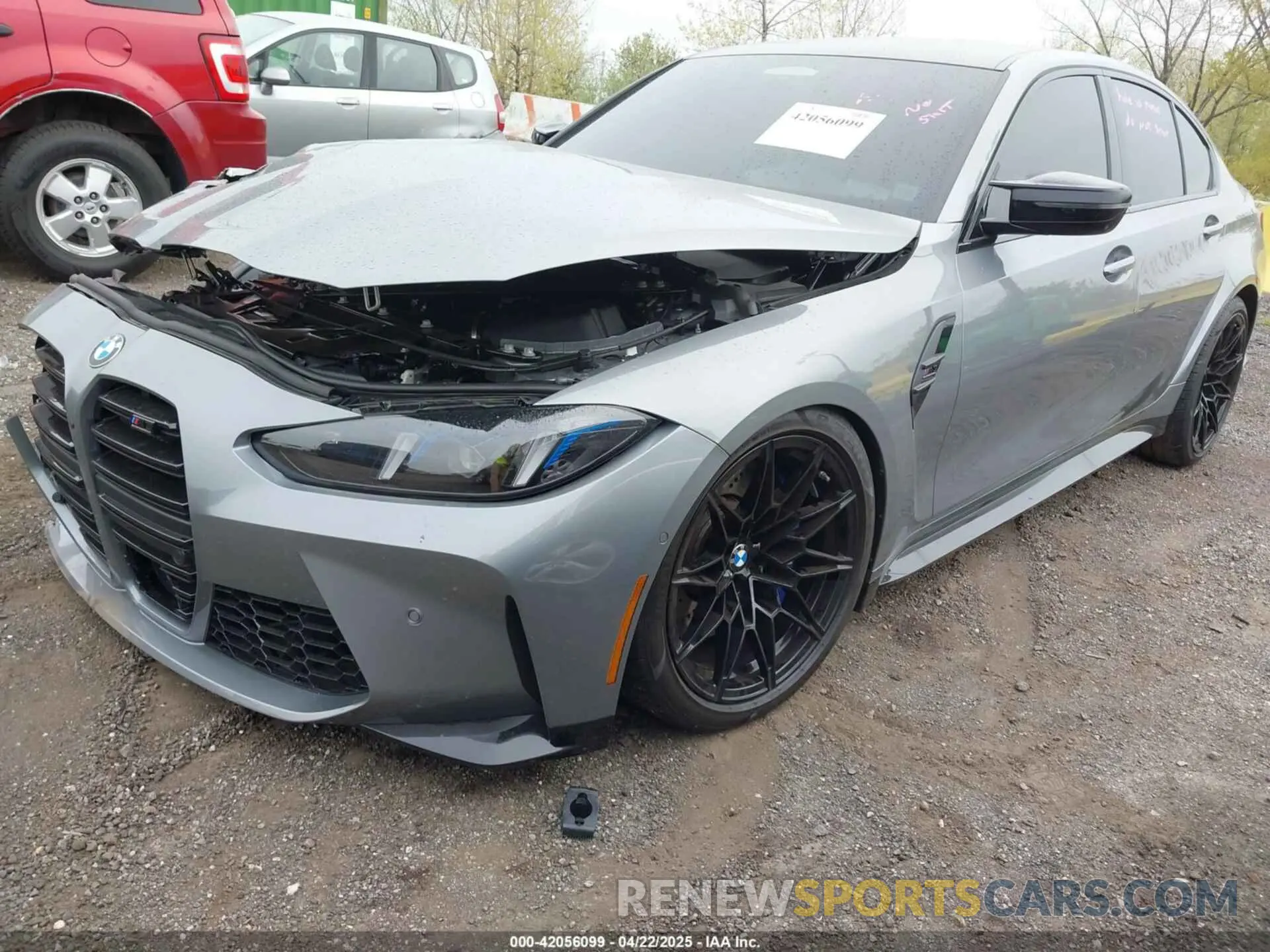 2 Photograph of a damaged car WBS33HJ07SFU09283 BMW M3 2025