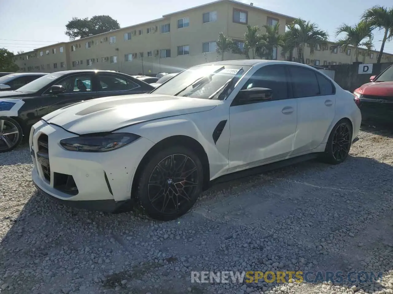 1 Photograph of a damaged car WBS63AY09RFS41618 BMW M3 CS 2024
