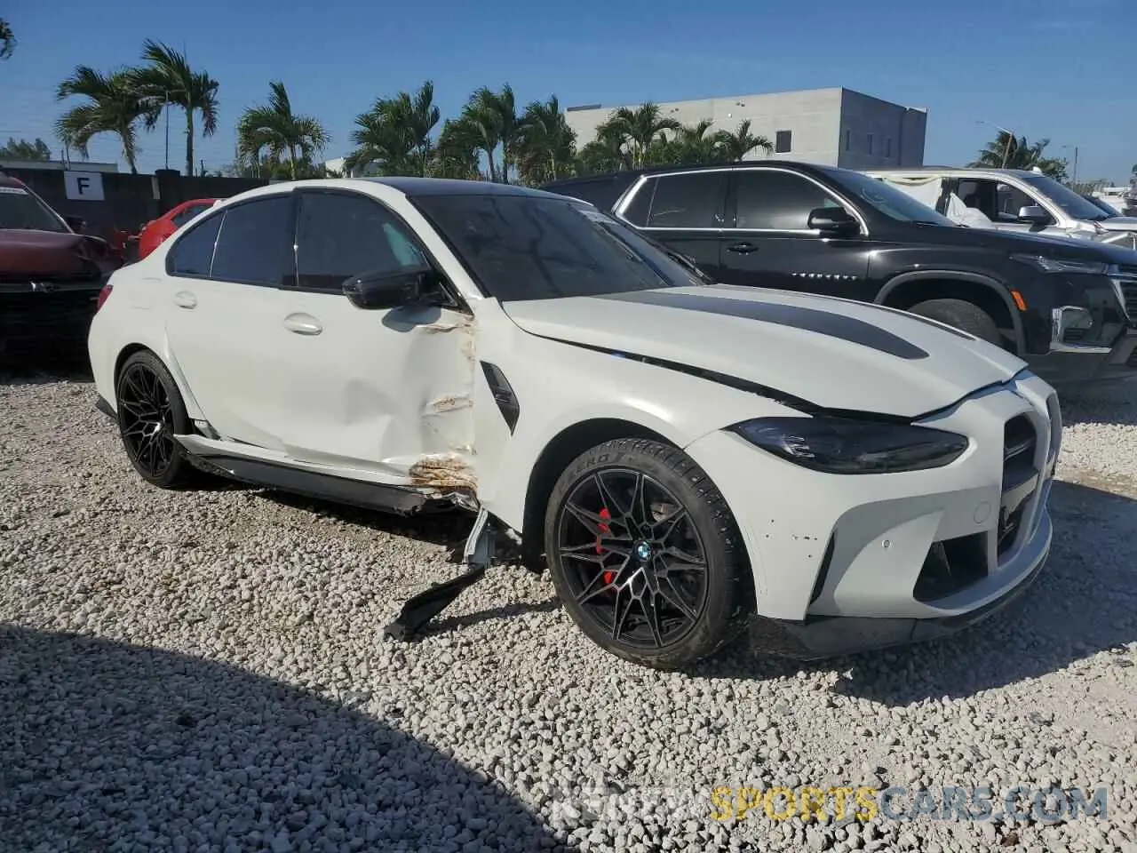 4 Photograph of a damaged car WBS63AY09RFS41618 BMW M3 CS 2024