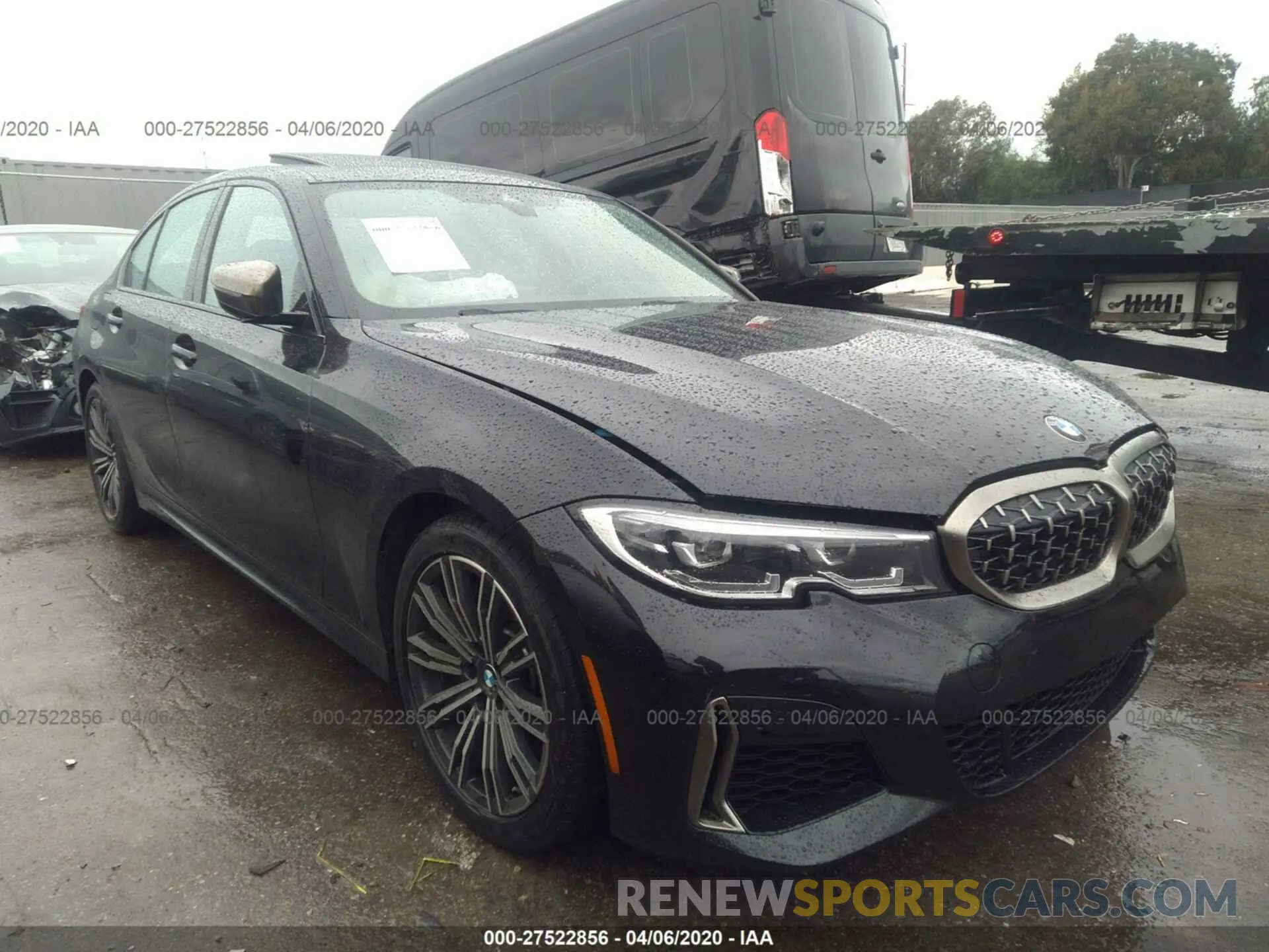 1 Photograph of a damaged car WBA5U7C01LA232388 BMW M340I 2020