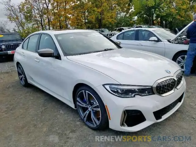 1 Photograph of a damaged car WBA5U7C08LFH31047 BMW M340I 2020
