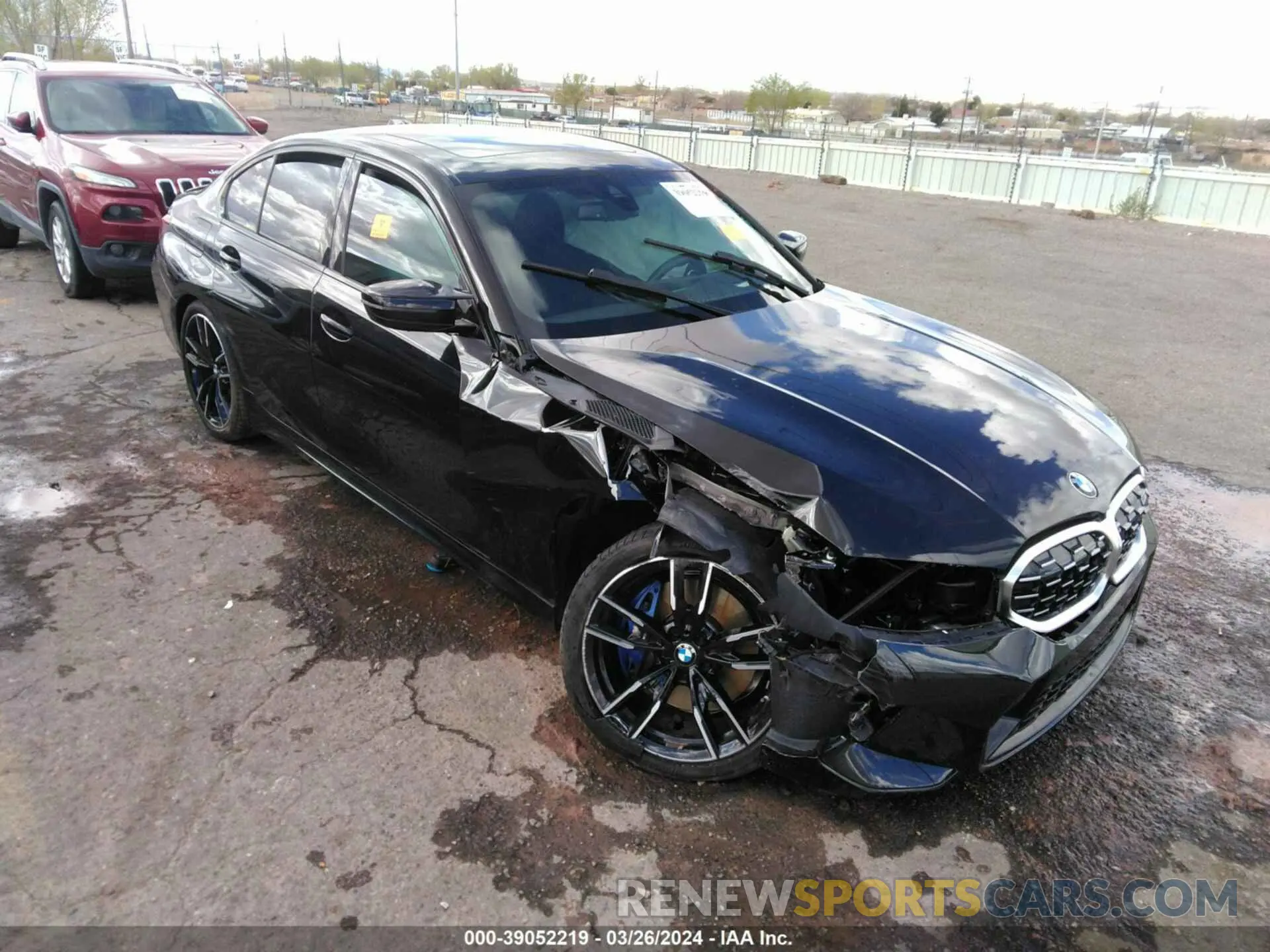 1 Photograph of a damaged car 3MW49FS08P8C99046 BMW M340I 2023