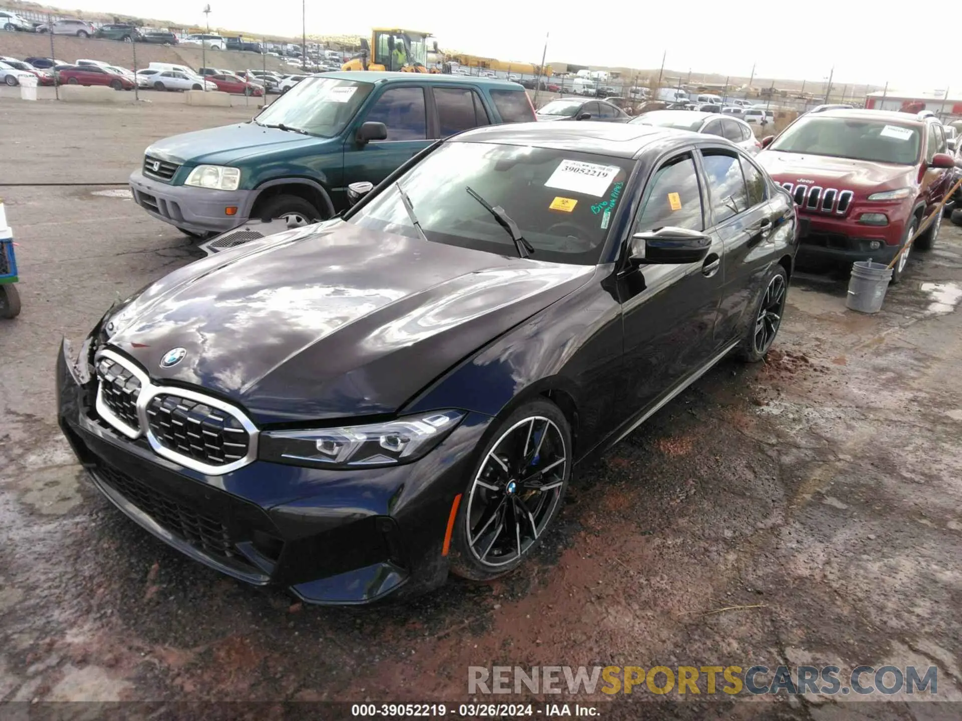 2 Photograph of a damaged car 3MW49FS08P8C99046 BMW M340I 2023