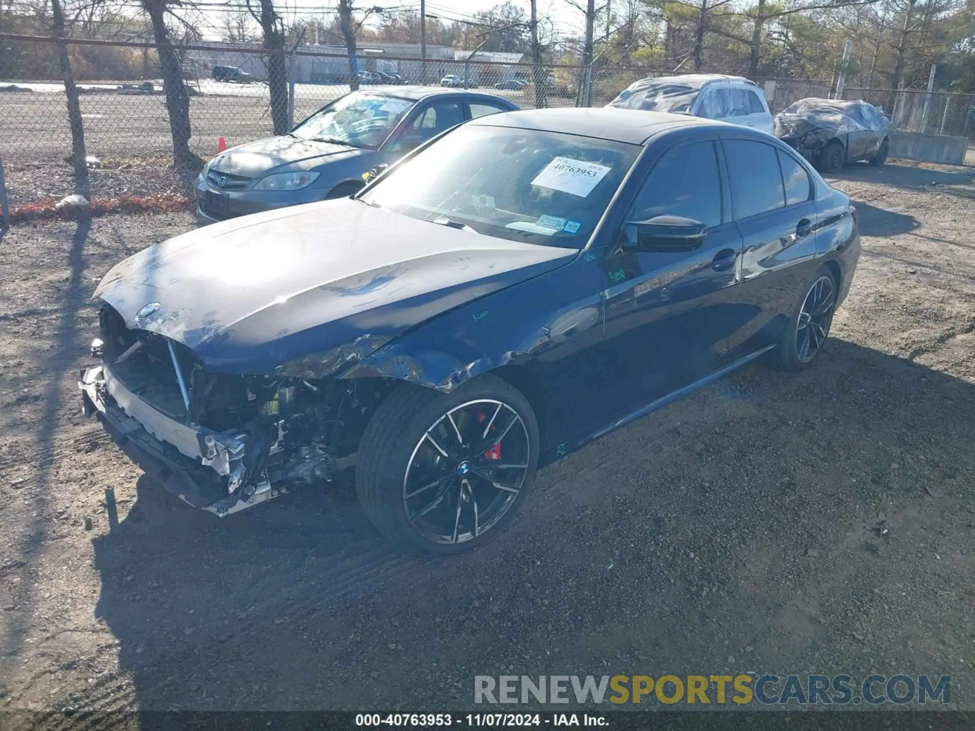 2 Photograph of a damaged car 3MW49FF06R8E75251 BMW M340I 2024