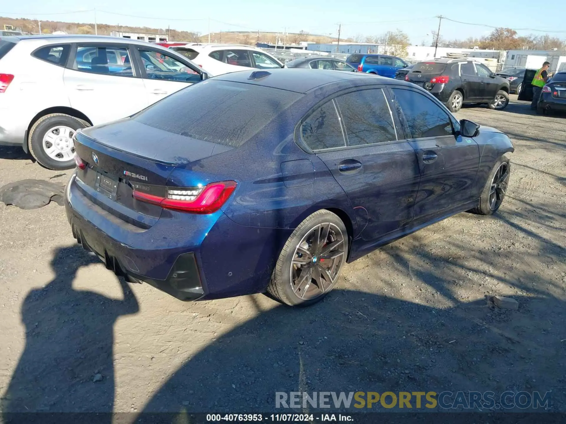 4 Photograph of a damaged car 3MW49FF06R8E75251 BMW M340I 2024