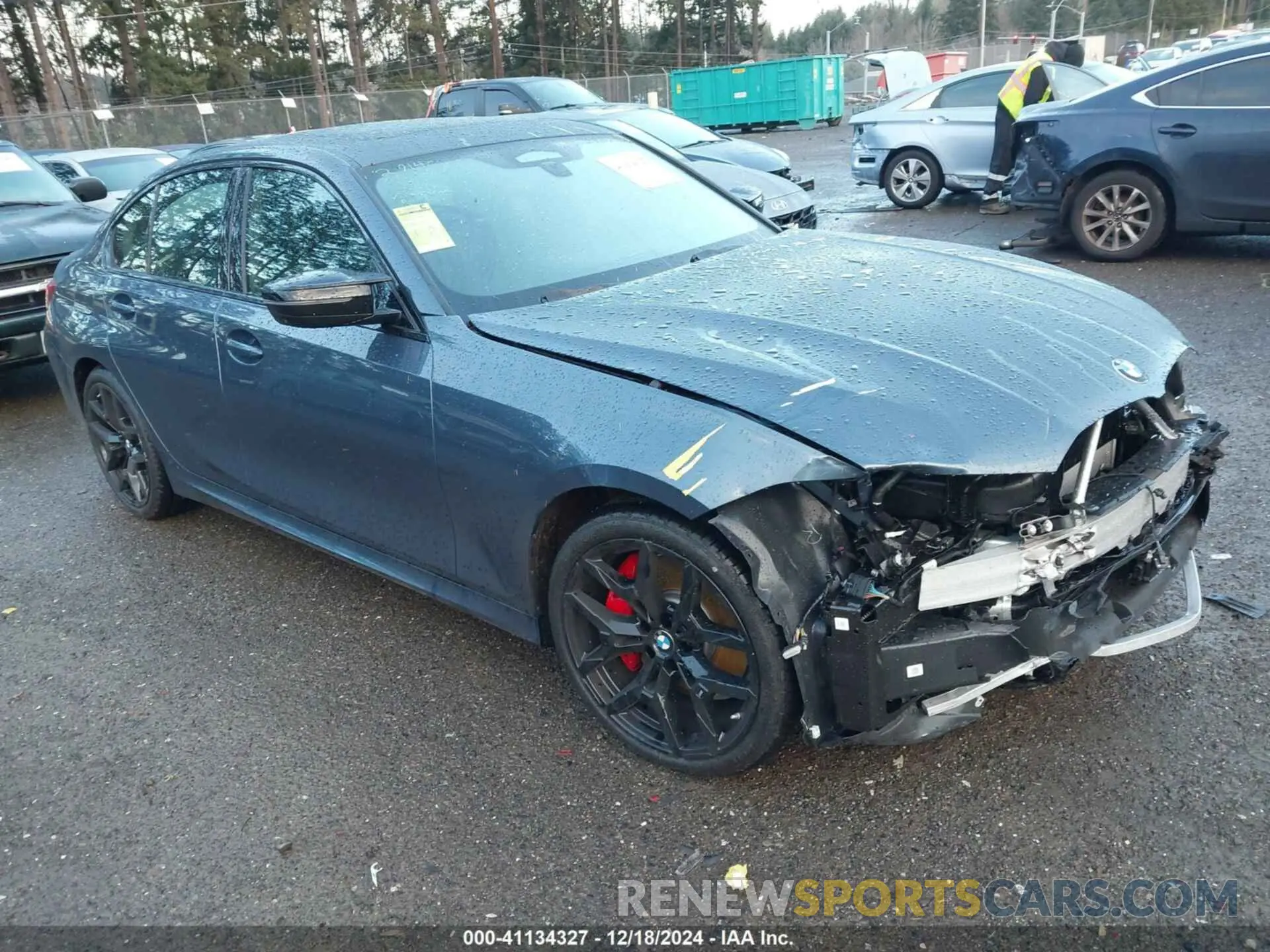1 Photograph of a damaged car 3MW69FT05S8F10476 BMW M340I 2024