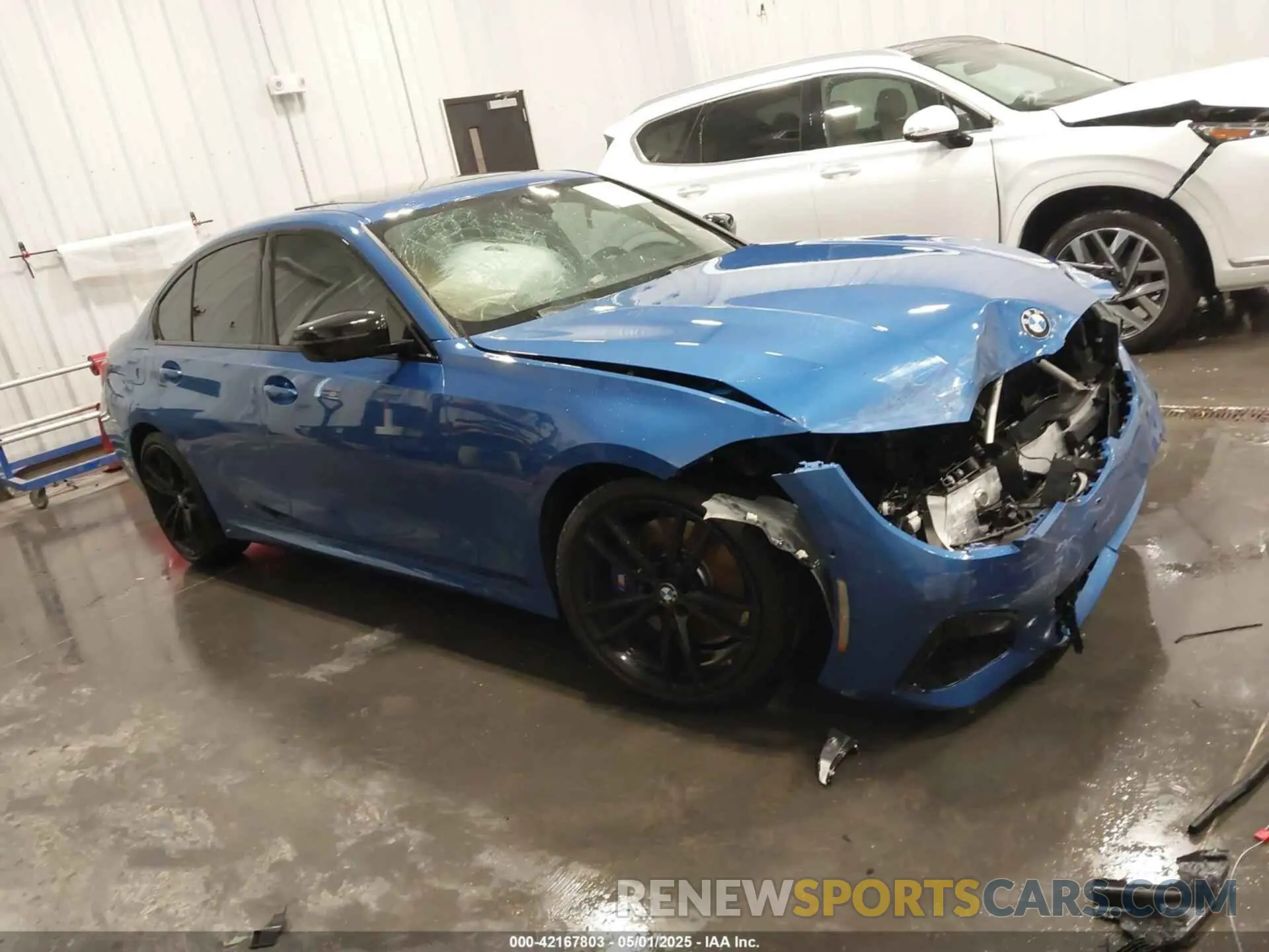 1 Photograph of a damaged car WBA5U9C04MFL31545 BMW M340XI 2021