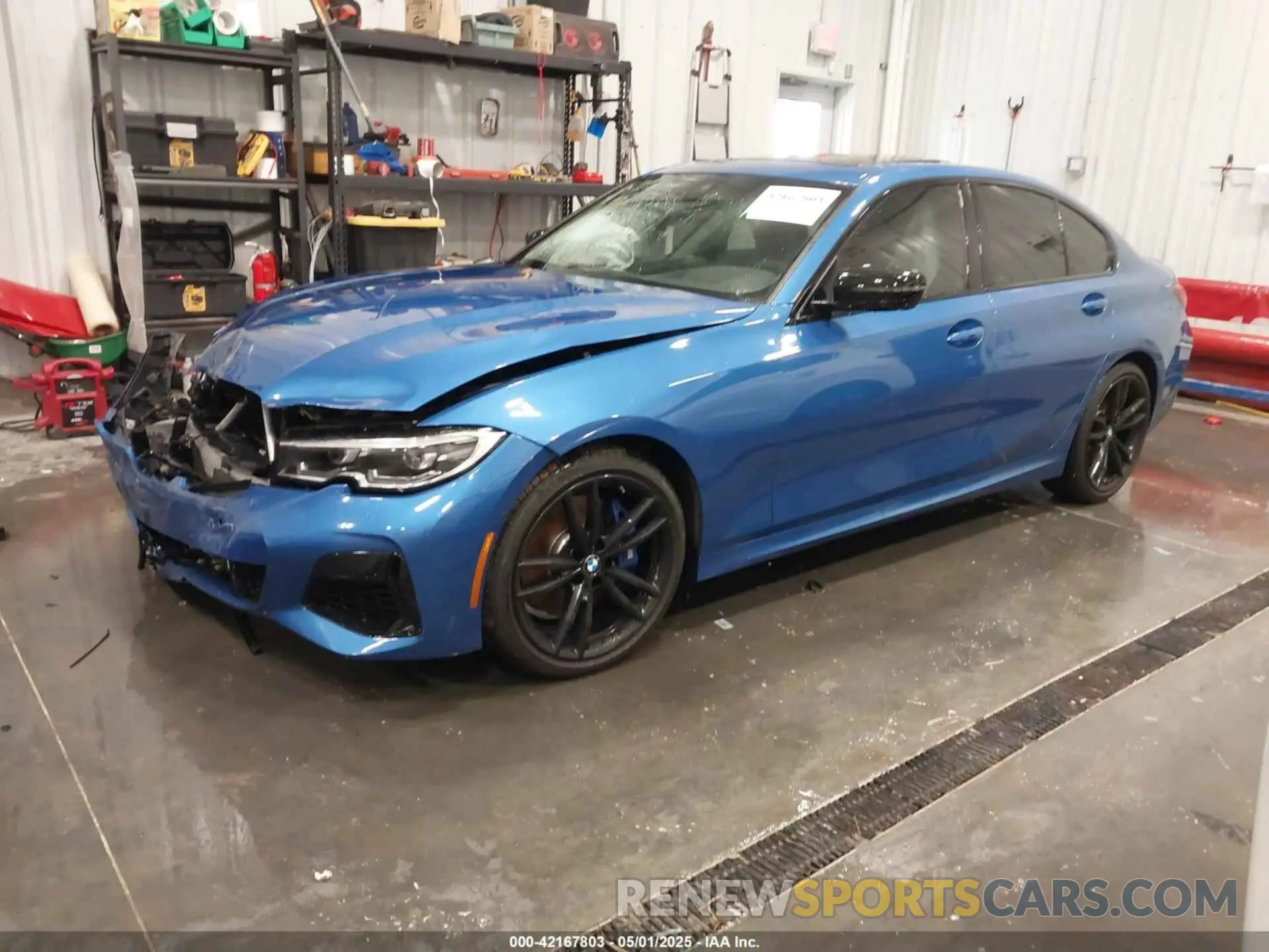 2 Photograph of a damaged car WBA5U9C04MFL31545 BMW M340XI 2021