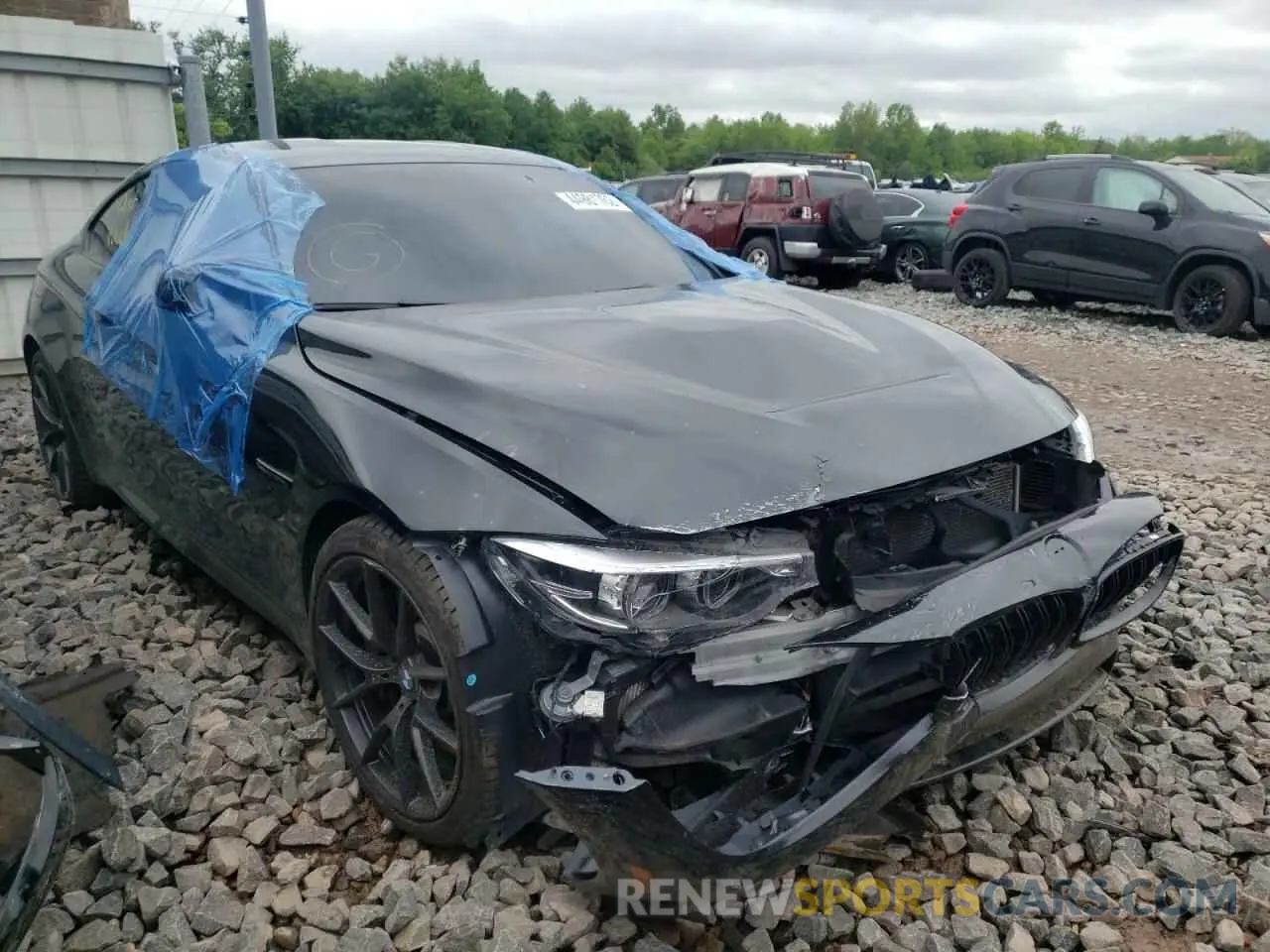1 Photograph of a damaged car WBS3S7C51KAC09652 BMW M4 2019