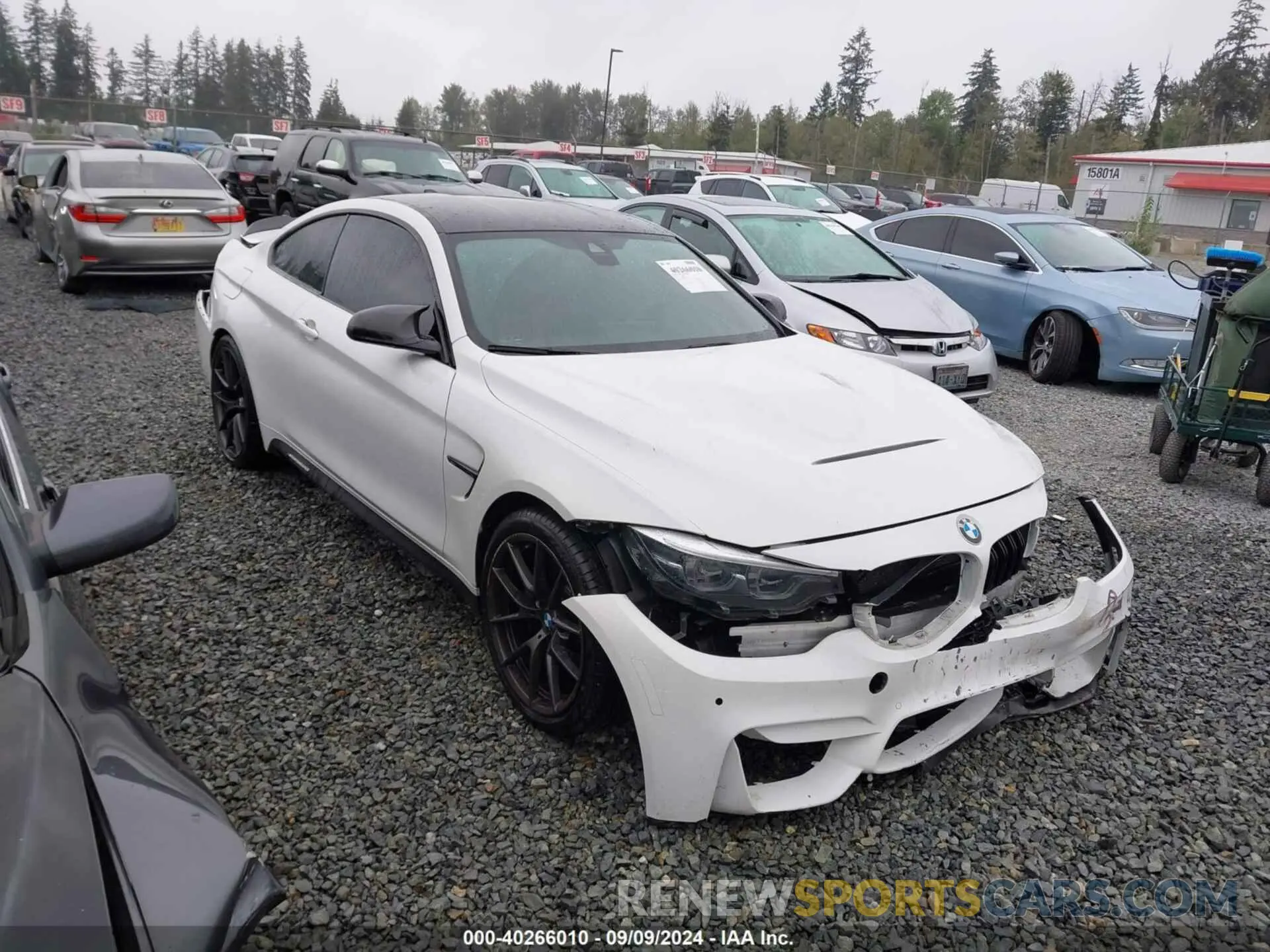 1 Photograph of a damaged car WBS3S7C53KAC09717 BMW M4 2019
