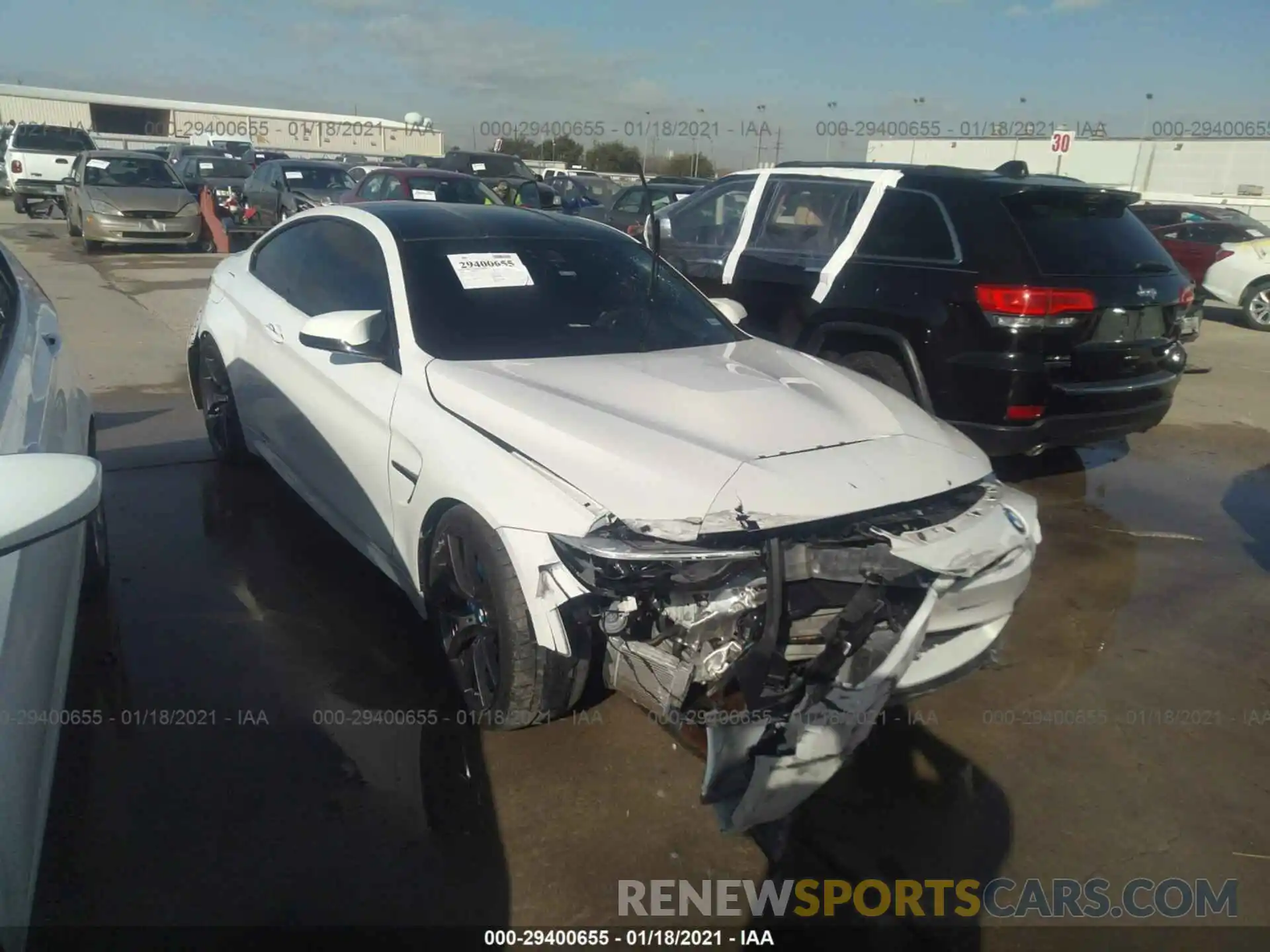 1 Photograph of a damaged car WBS3S7C56KAC09761 BMW M4 2019