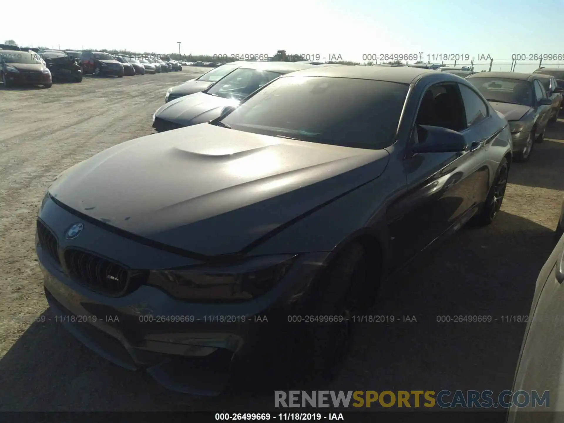 2 Photograph of a damaged car WBS4Y9C50KAG66953 BMW M4 2019