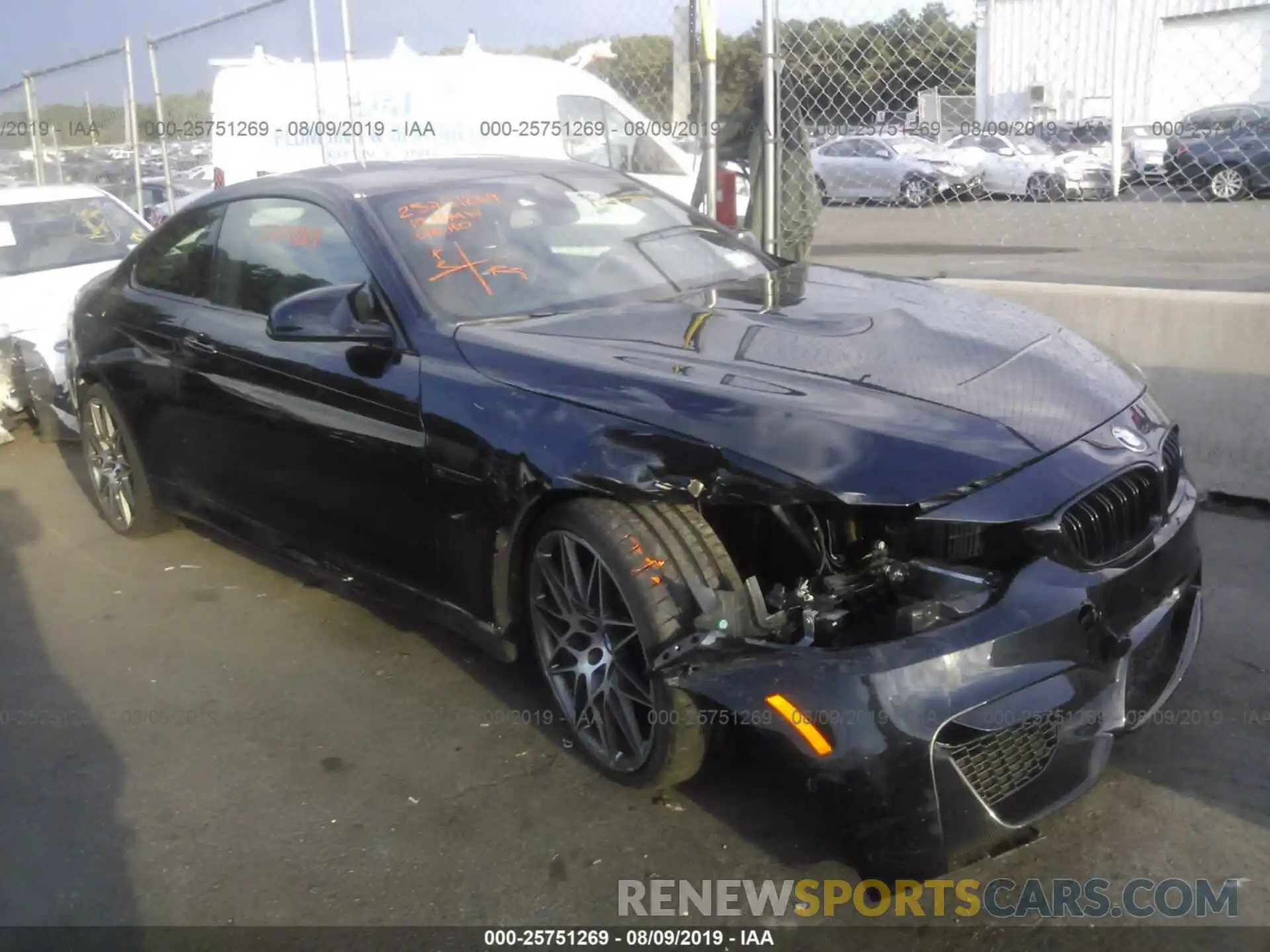 1 Photograph of a damaged car WBS4Y9C51KAG67299 BMW M4 2019