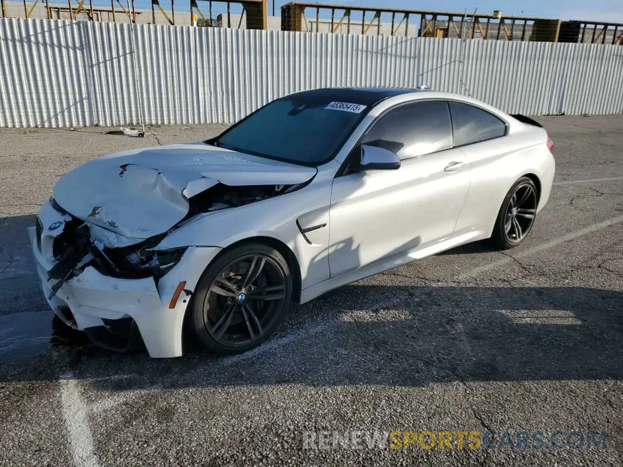 1 Photograph of a damaged car WBS4Y9C51KAG67562 BMW M4 2019