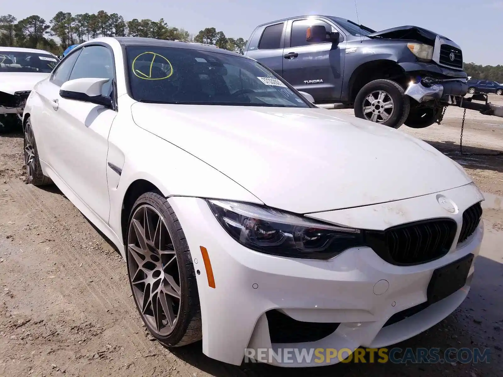 1 Photograph of a damaged car WBS4Y9C58KAG67431 BMW M4 2019