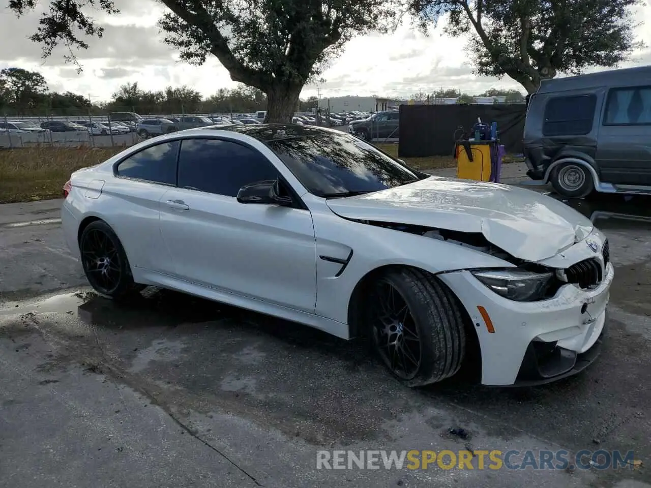 4 Photograph of a damaged car WBS4Y9C59KAG66952 BMW M4 2019
